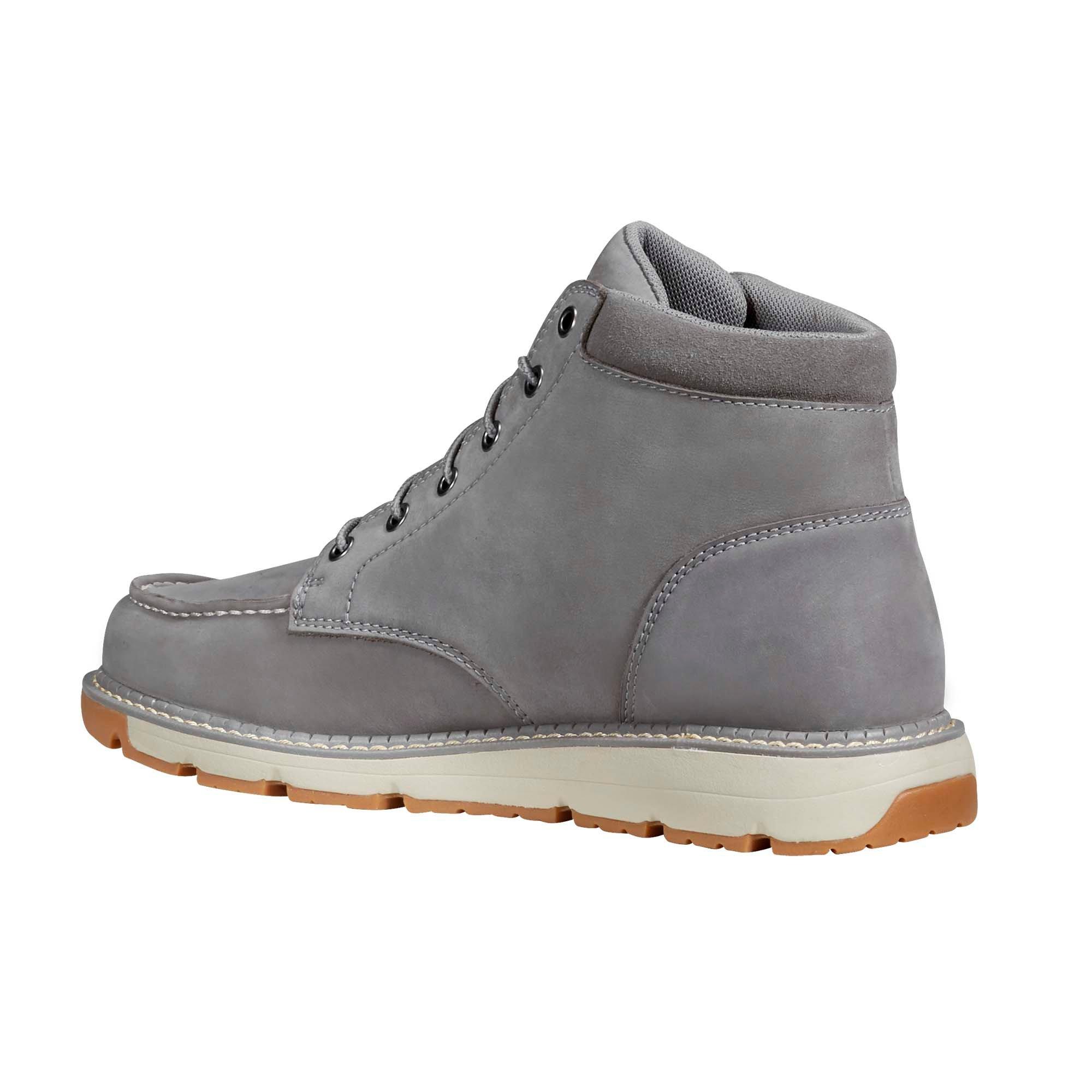 Carhartt Millbrook Moc Toe Wedge Boot Soft Toe "Grey" Men's Wide Boot - GREY Thumbnail View 4