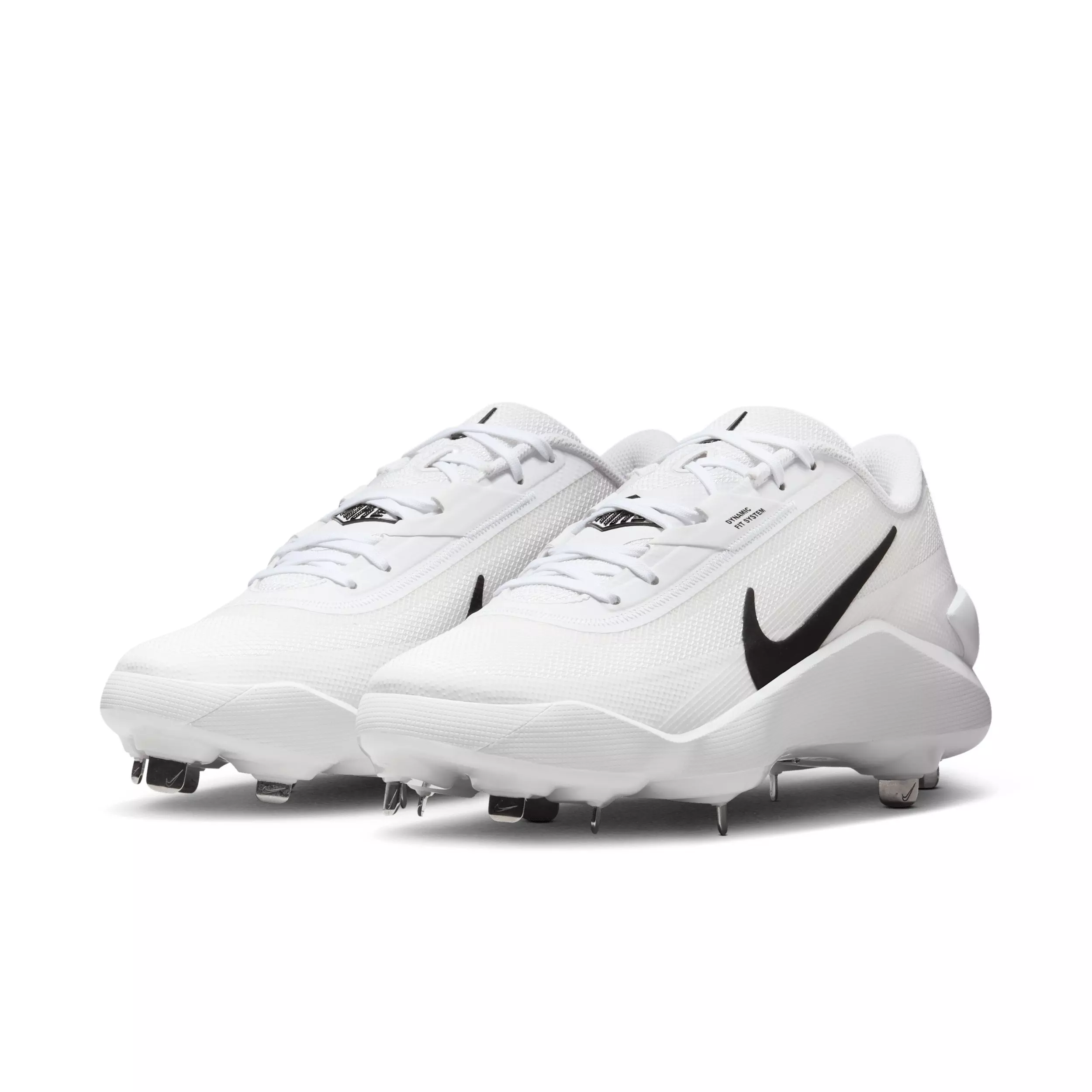 Nike Diamond Showcase MTL "White/Black" Men's Baseball Cleat - WHITE/BLACK