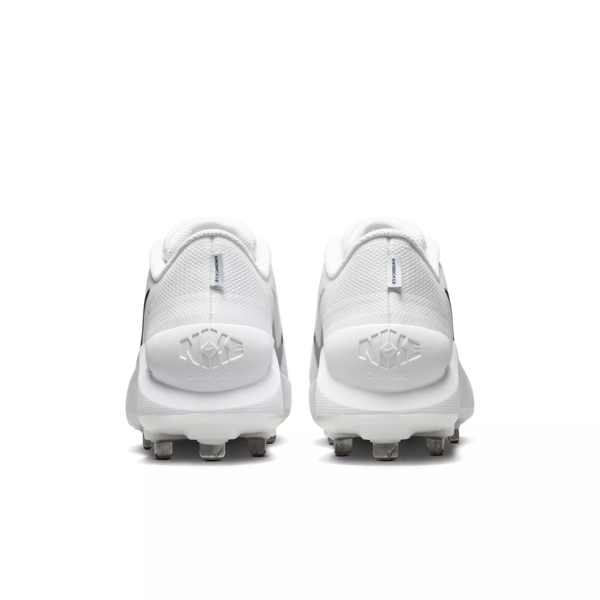 Nike Diamond Showcase MTL "White/Black" Men's Baseball Cleat - WHITE/BLACK