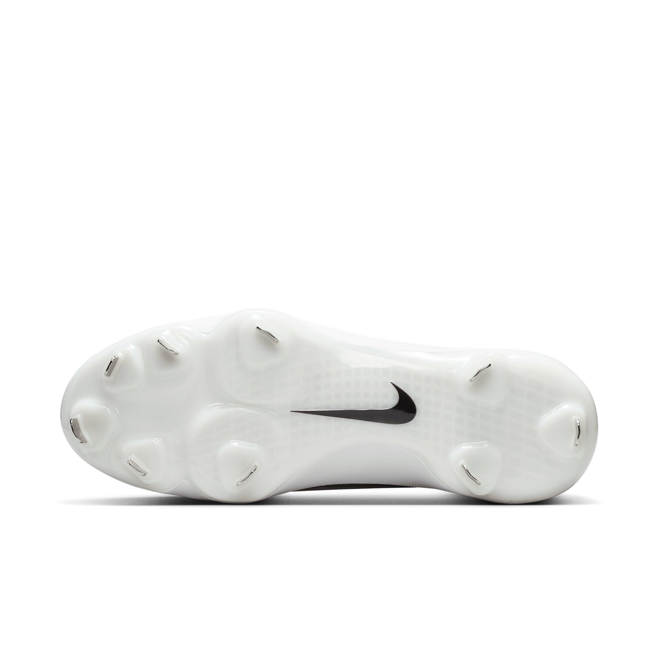 Nike Diamond Showcase MTL "White/Black" Men's Baseball Cleat - WHITE/BLACK Thumbnail View 6