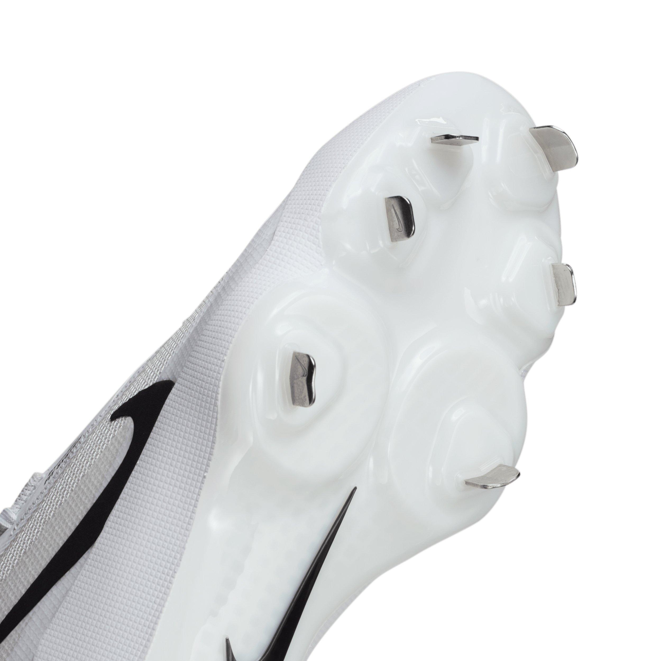 Nike Diamond Showcase MTL "White/Black" Men's Baseball Cleat - WHITE/BLACK Thumbnail View 7