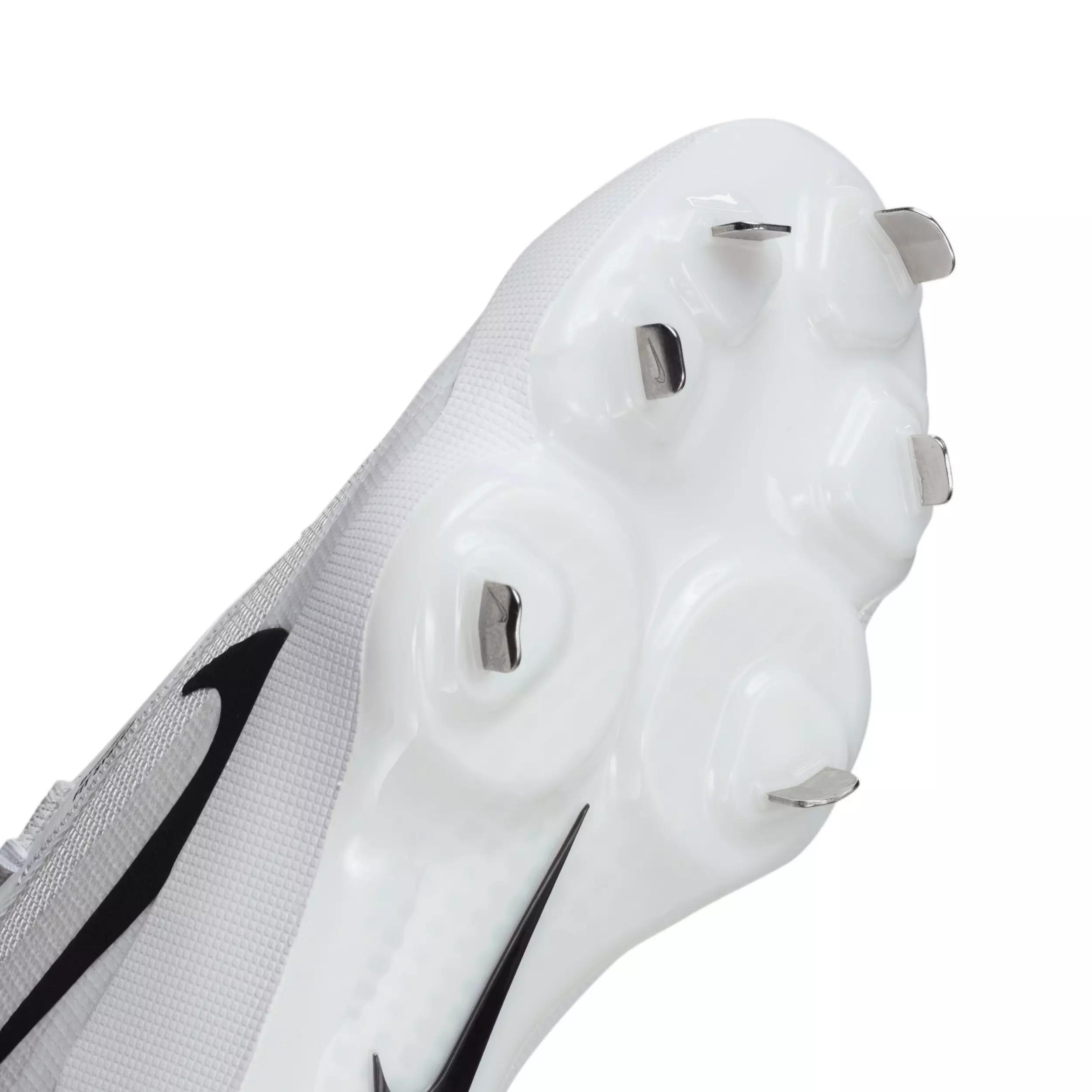 Nike Diamond Showcase MTL "White/Black" Men's Baseball Cleat - WHITE/BLACK