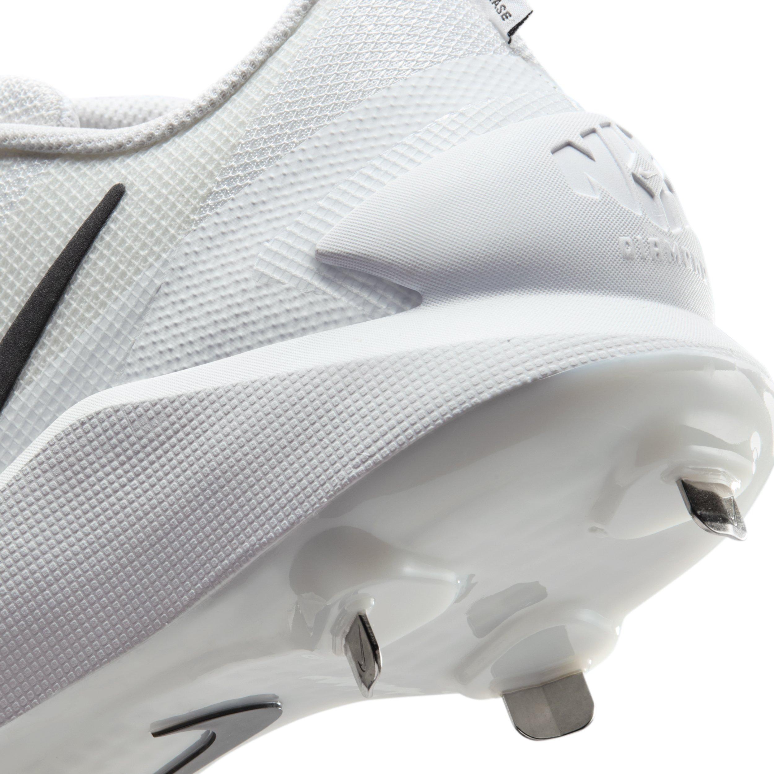 Nike Diamond Showcase MTL "White/Black" Men's Baseball Cleat - WHITE/BLACK Thumbnail View 9