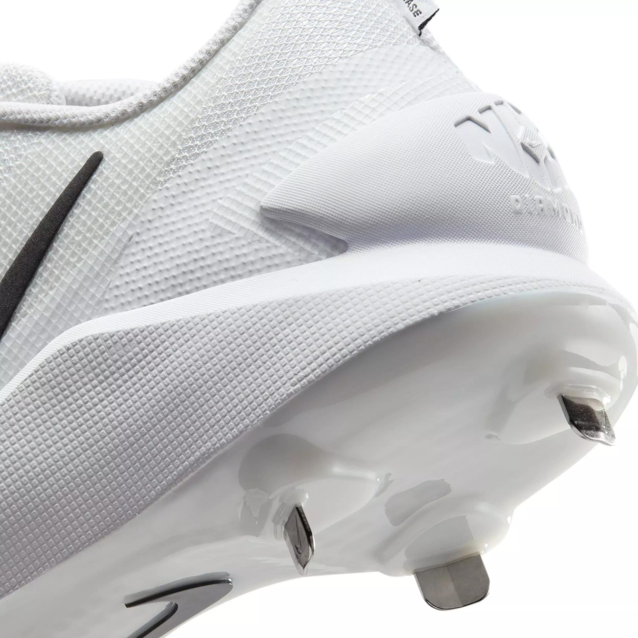 Nike Diamond Showcase MTL "White/Black" Men's Baseball Cleat - WHITE/BLACK