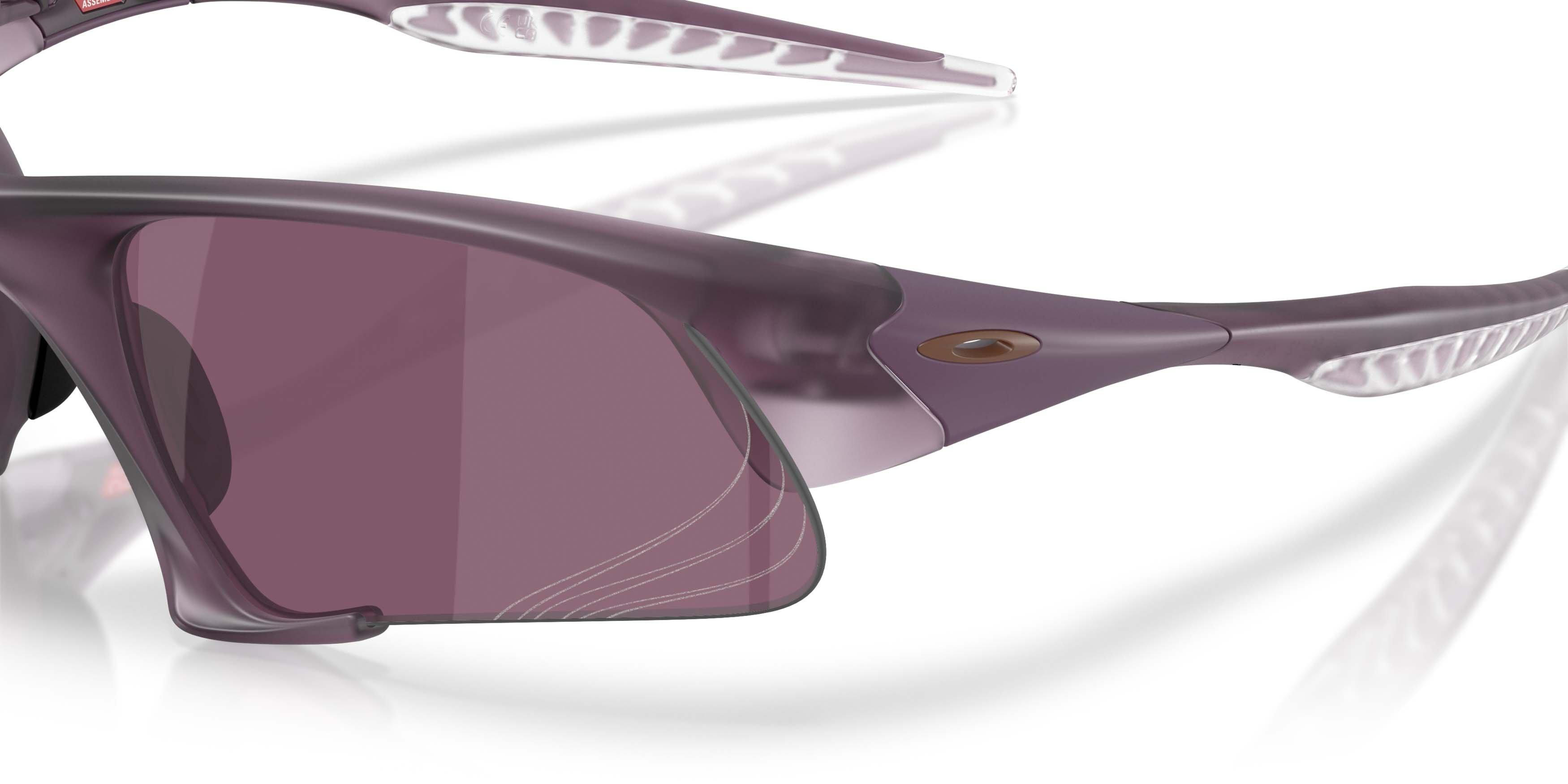 Oakley Suture Jacket Prizm Road Black Sunglasses - Transparent Eggplant - PURPLE