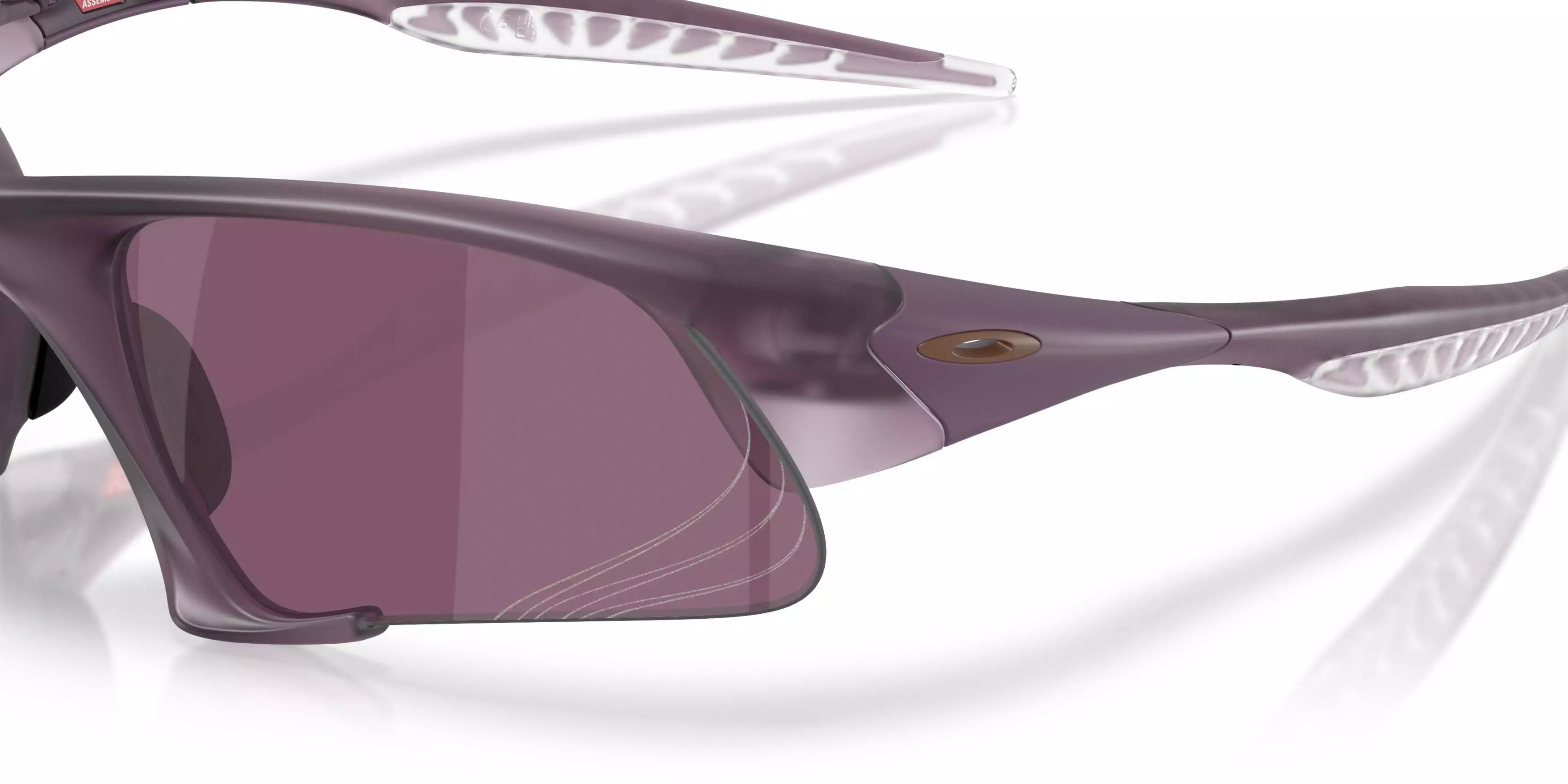 Oakley Suture Jacket Prizm Road Black Sunglasses - Transparent Eggplant - PURPLE