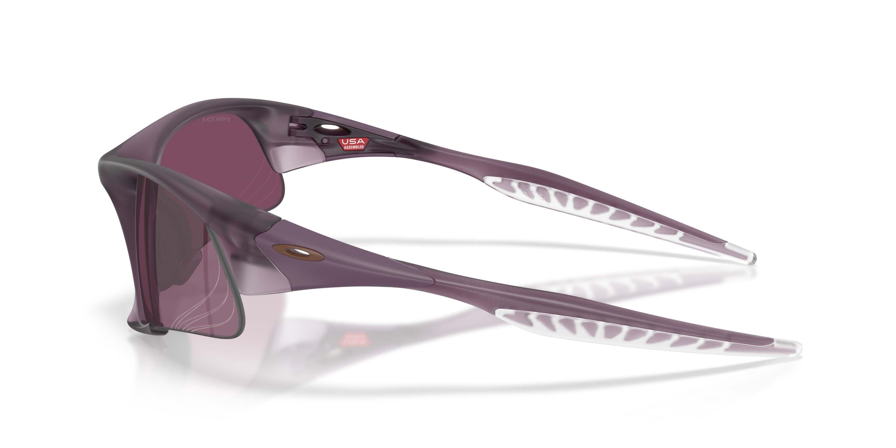 Oakley Suture Jacket Prizm Road Black Sunglasses - Transparent Eggplant - PURPLE