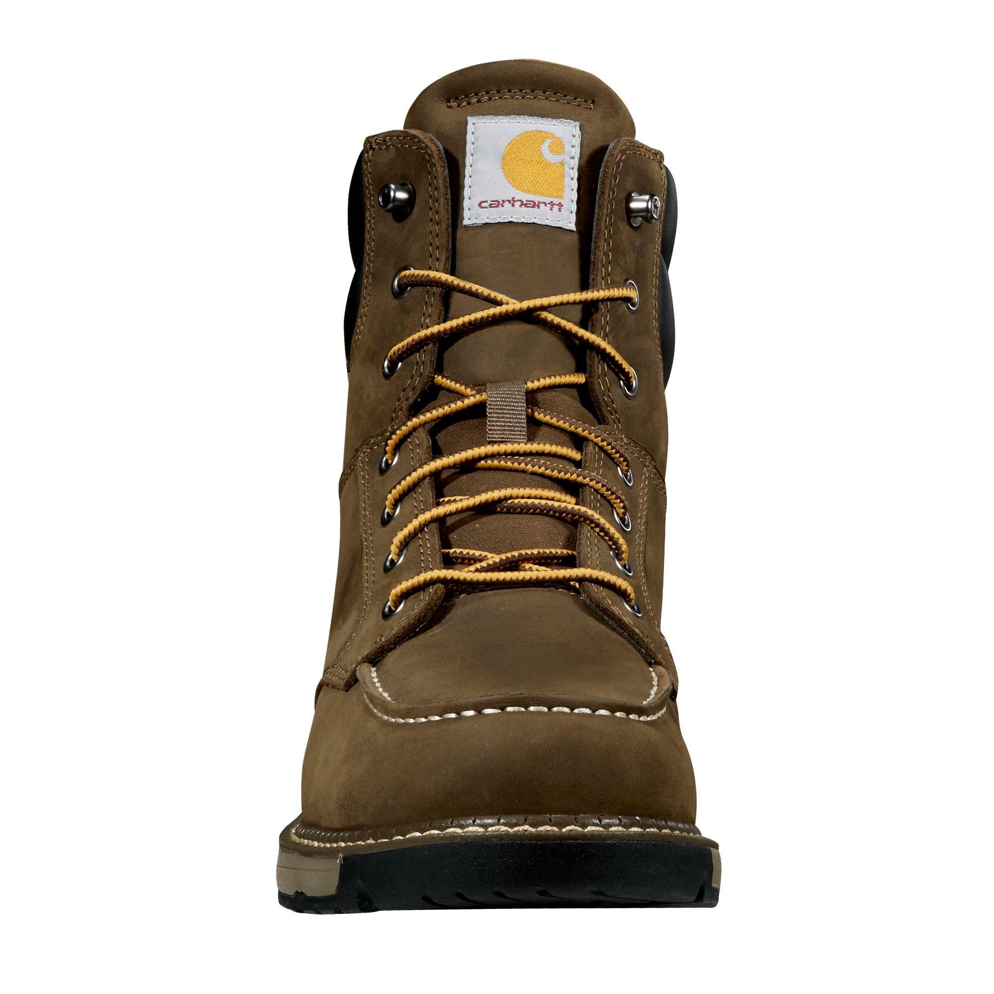 Carhartt Millbrook 6" Waterproof Soft Toe "Mossy Brown" Men's Wide Boot - BROWN Thumbnail View 8