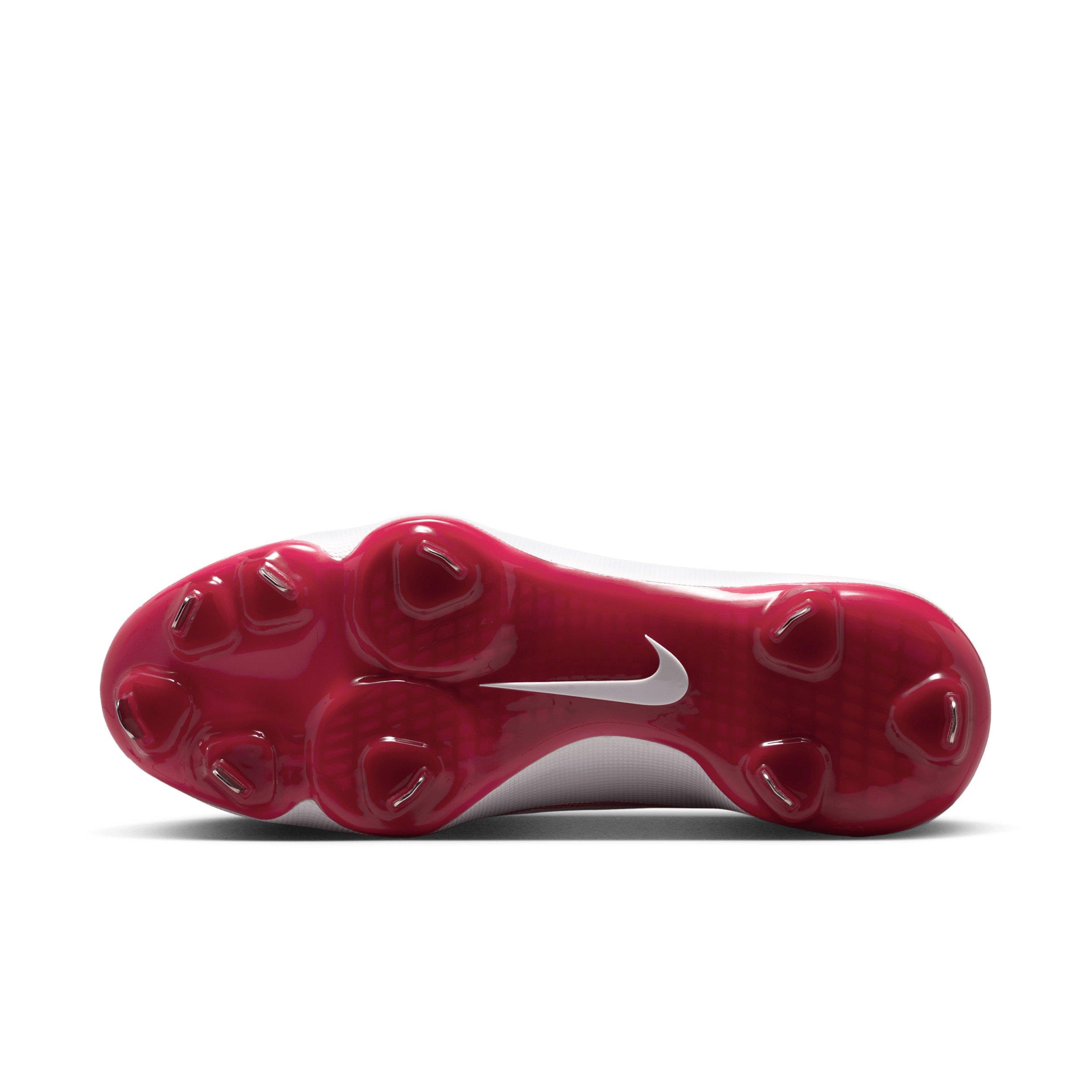 Nike Diamond Showcase MTL "White/University Red" Men's Baseball Cleat - WHITE/RED Thumbnail View 6