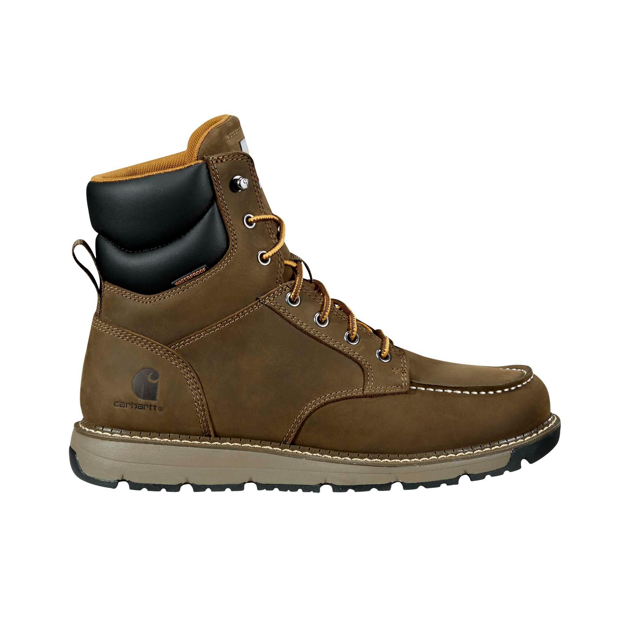 Carhartt Millbrook 6" Waterproof Nano Toe "Mossy Brown" Men's Wide Boot - BROWN Thumbnail View 1