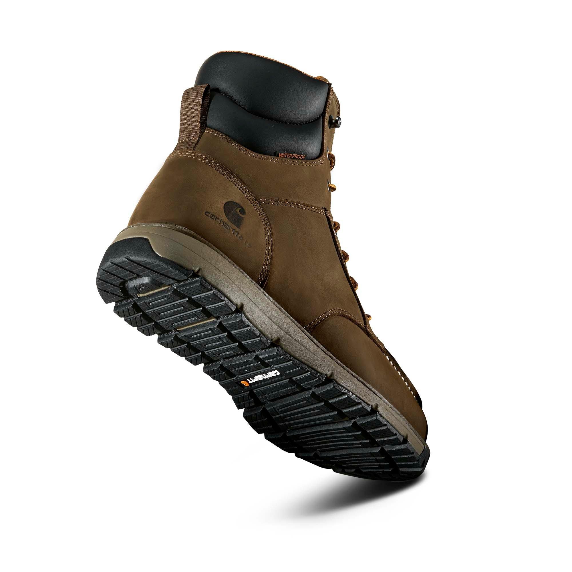 Carhartt Millbrook 6" Waterproof Nano Toe "Mossy Brown" Men's Wide Boot - BROWN Thumbnail View 9