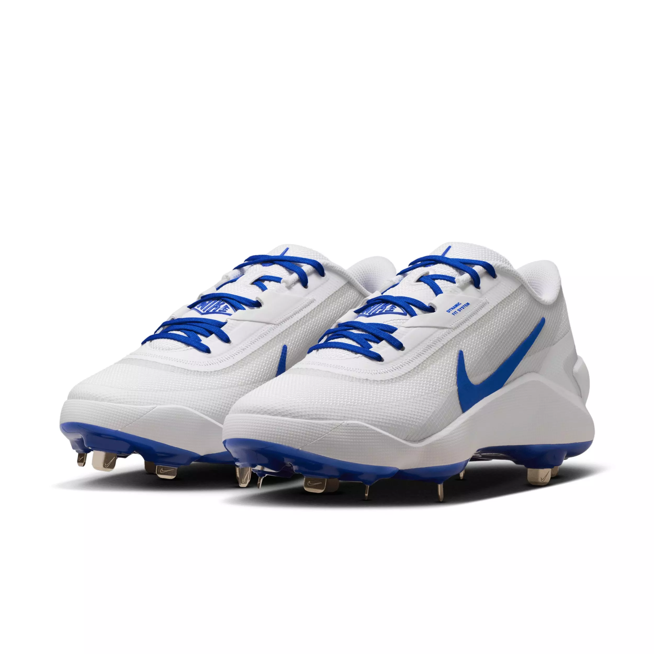Nike Diamond Showcase MTL "White/Pure Platinum/Hyper Royal" Men's Baseball Cleat - WHITE/PLATINUM/ROYAL