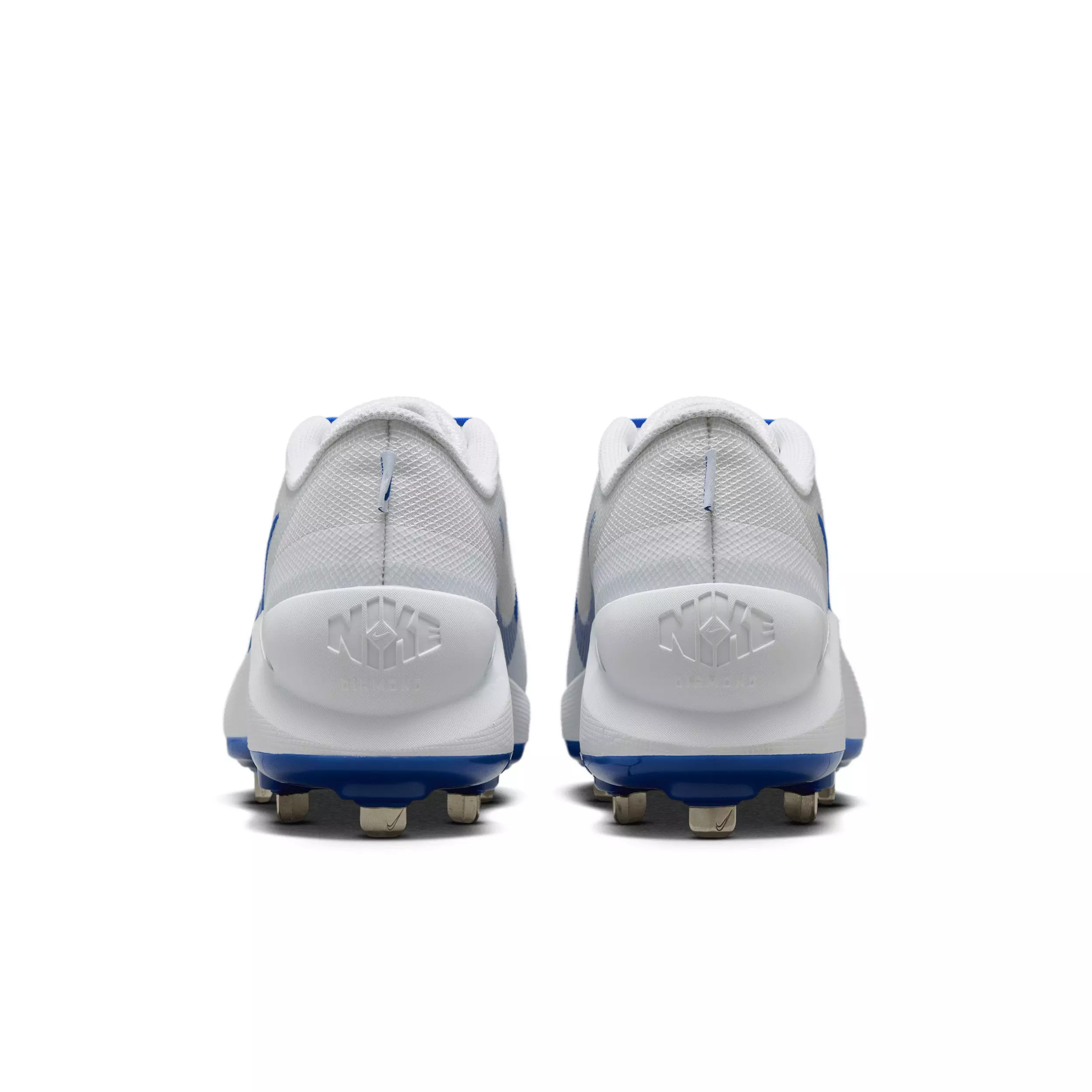Nike Diamond Showcase MTL "White/Pure Platinum/Hyper Royal" Men's Baseball Cleat - WHITE/PLATINUM/ROYAL