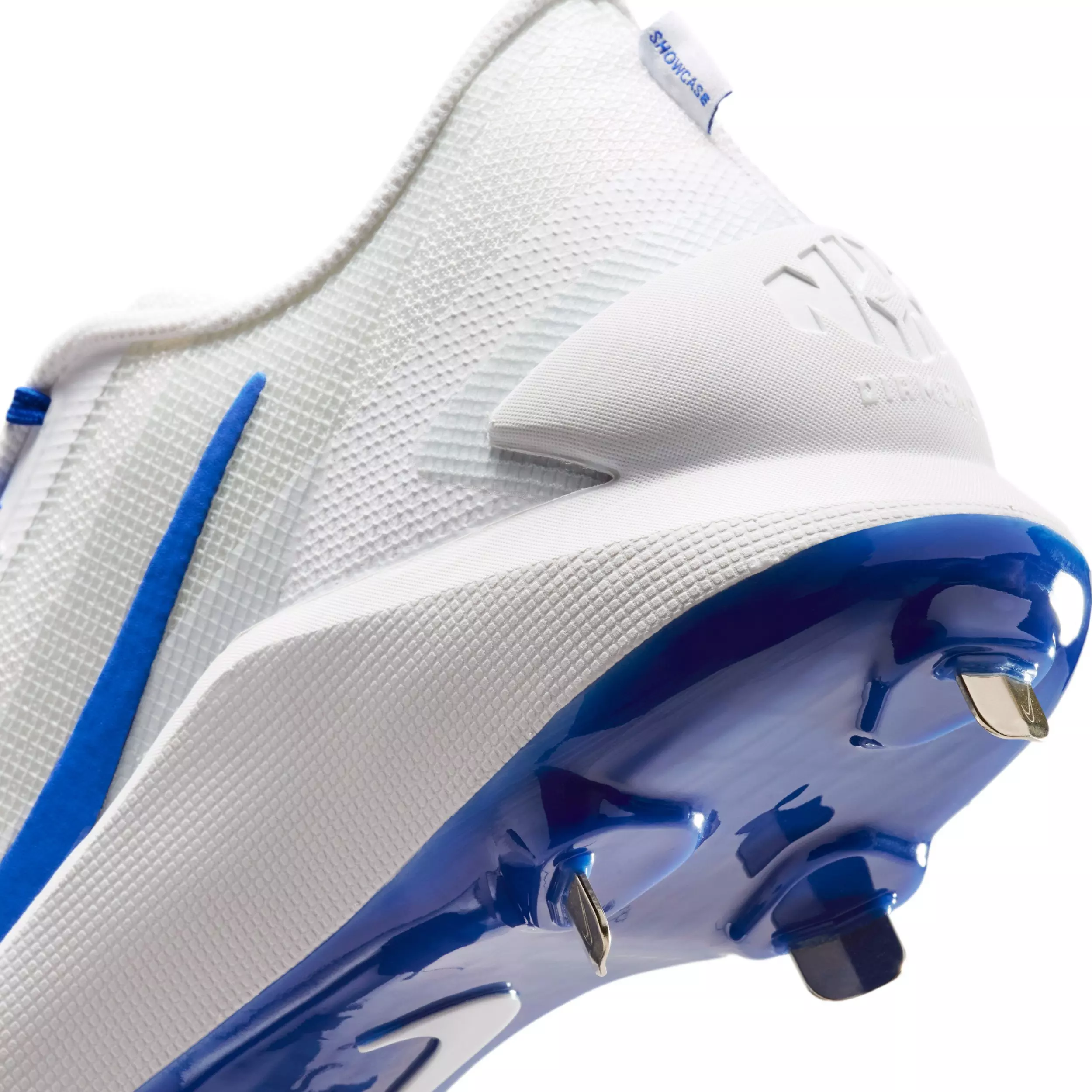 Nike Diamond Showcase MTL "White/Pure Platinum/Hyper Royal" Men's Baseball Cleat - WHITE/PLATINUM/ROYAL