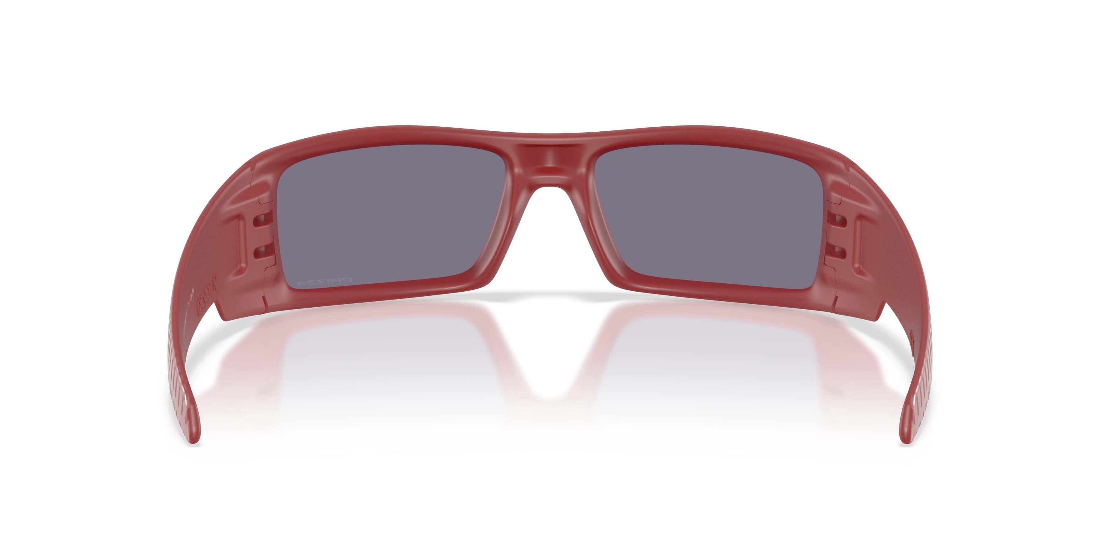 Oakley Gascan Prizm Grey Sunglasses - Matte Iron Red - RED/GREY