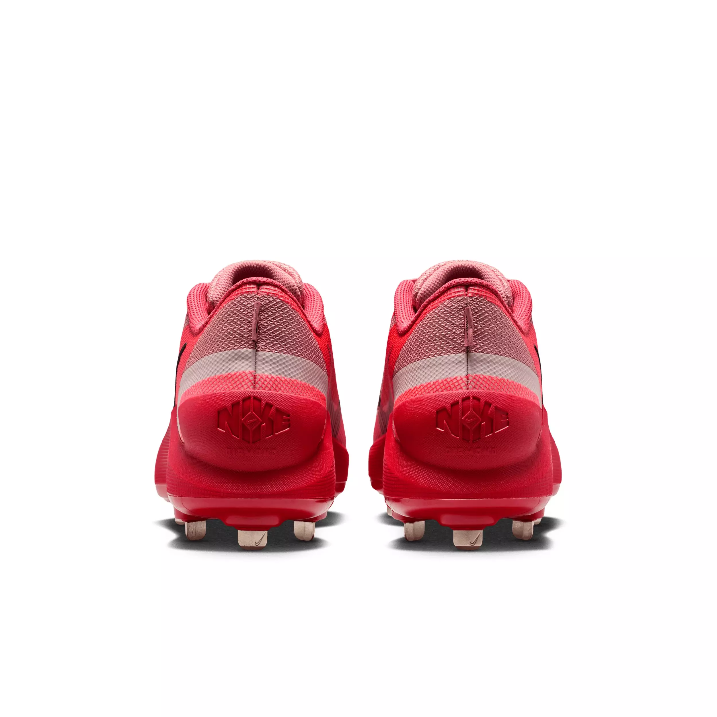 Nike Diamond Showcase MTL "Red Stardust/Bright Crimson/Silt Red/Black" Men's Baseball Cleat - RED/CRIMSON/RED/BLACK