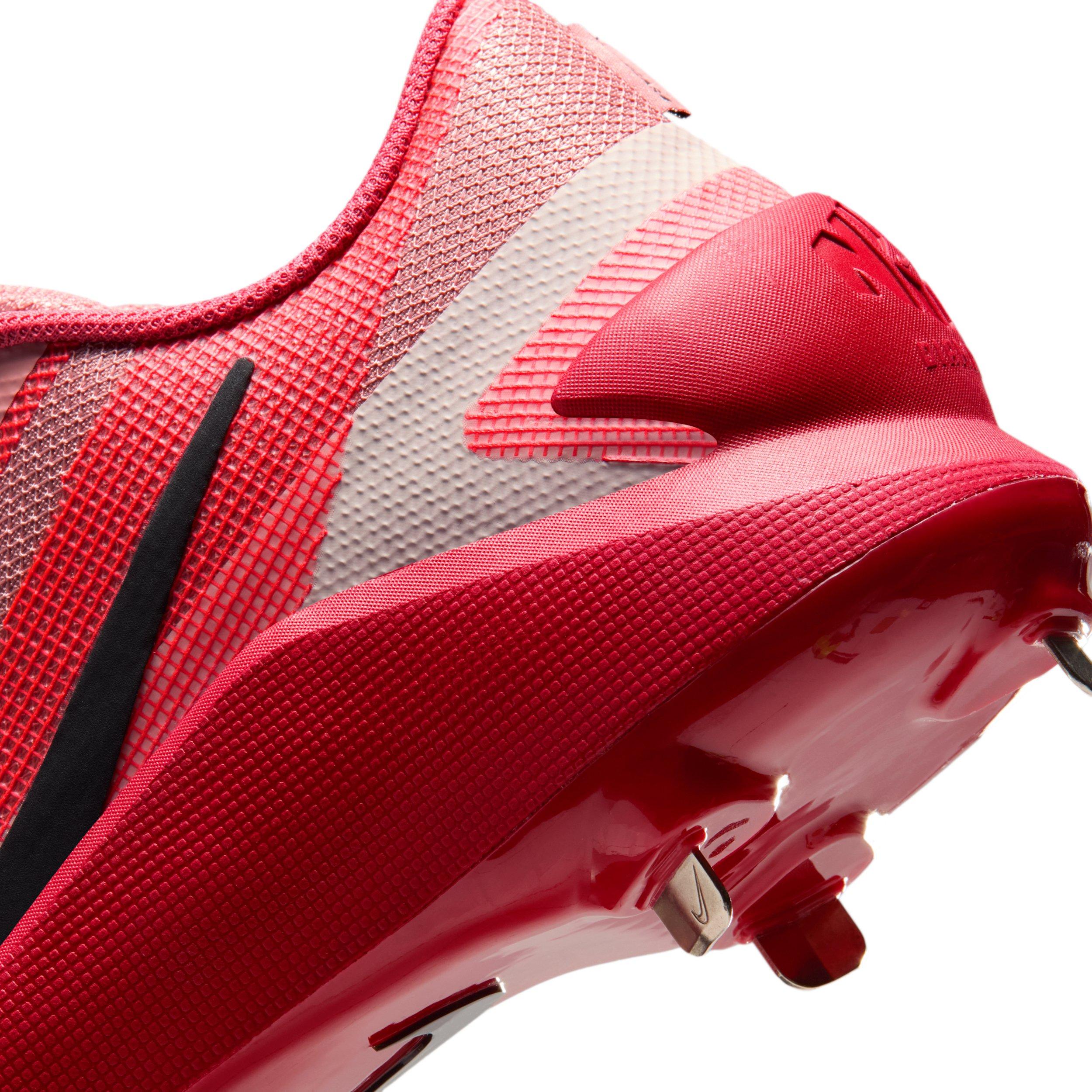 Nike Diamond Showcase MTL "Red Stardust/Bright Crimson/Silt Red/Black" Men's Baseball Cleat - RED/CRIMSON/RED/BLACK Thumbnail View 8