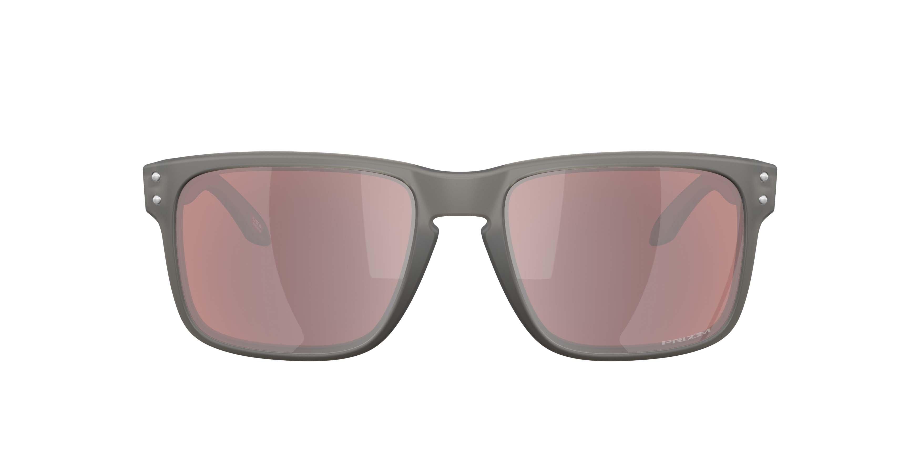 Oakley Holbrook Prizm Snow Black Iridium Sunglasses - Matte Grey Smoke - SMOKE