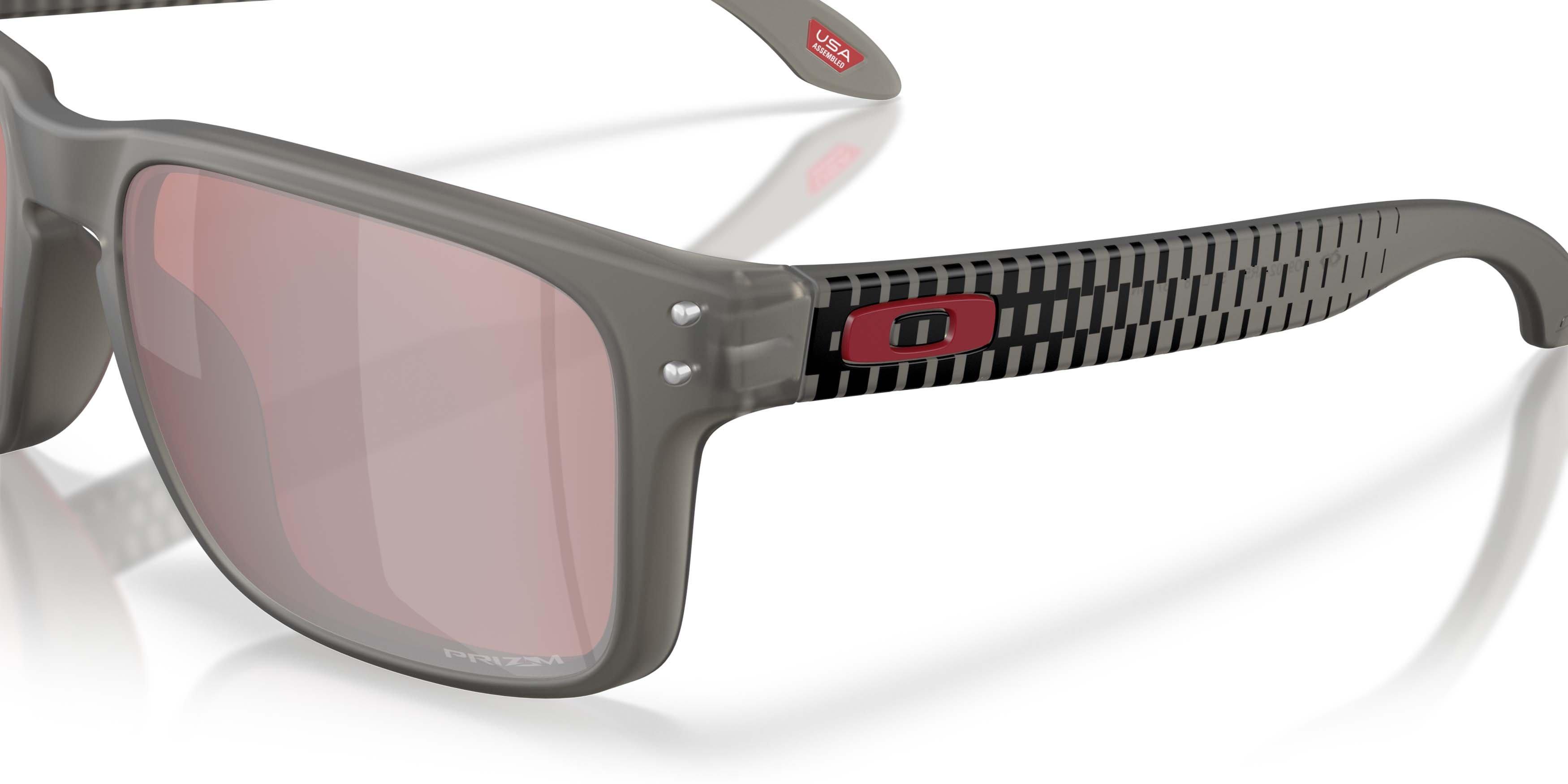 Oakley Holbrook Prizm Snow Black Iridium Sunglasses - Matte Grey Smoke - SMOKE