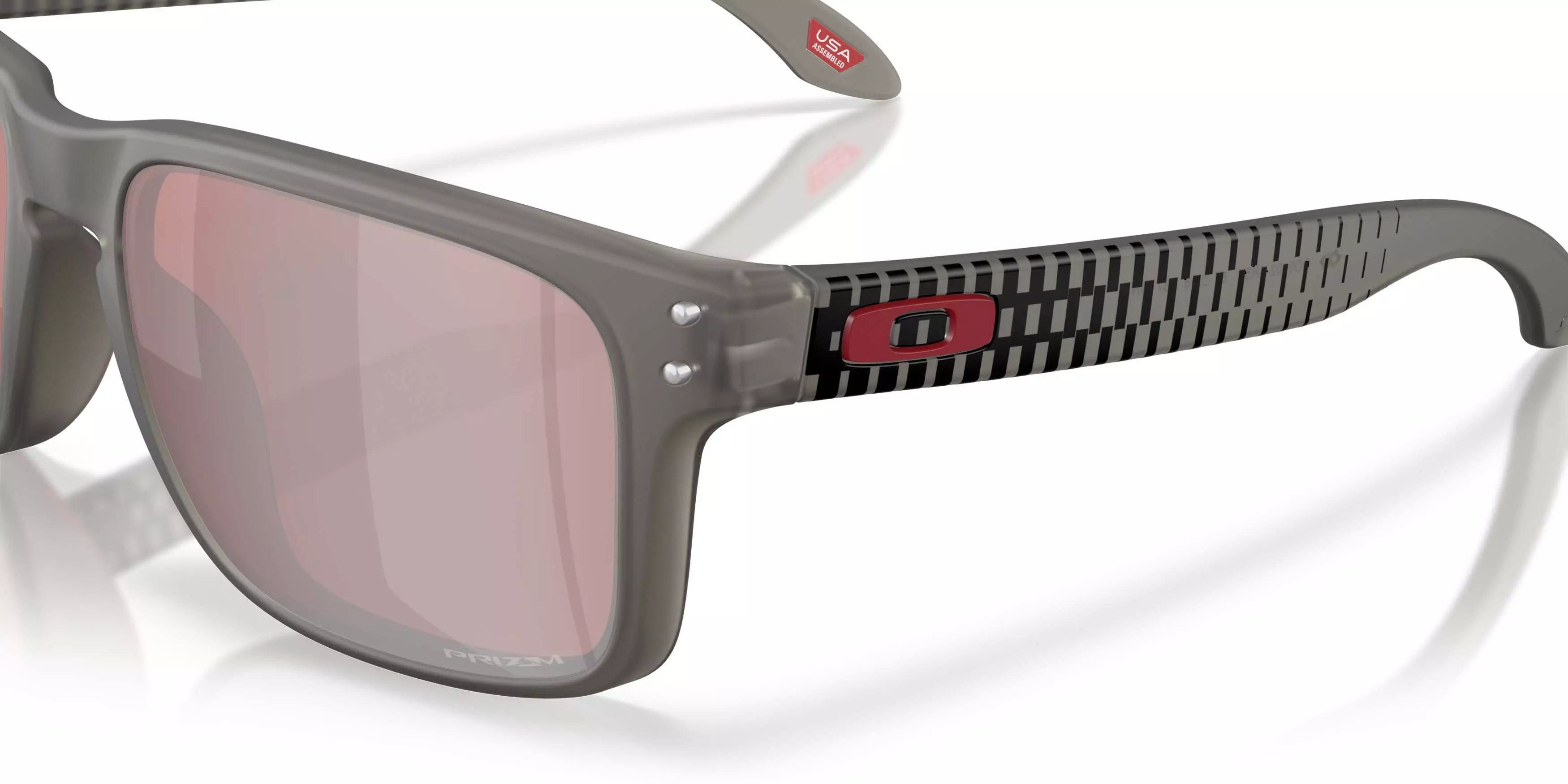 Oakley Holbrook Prizm Snow Black Iridium Sunglasses - Matte Grey Smoke - SMOKE