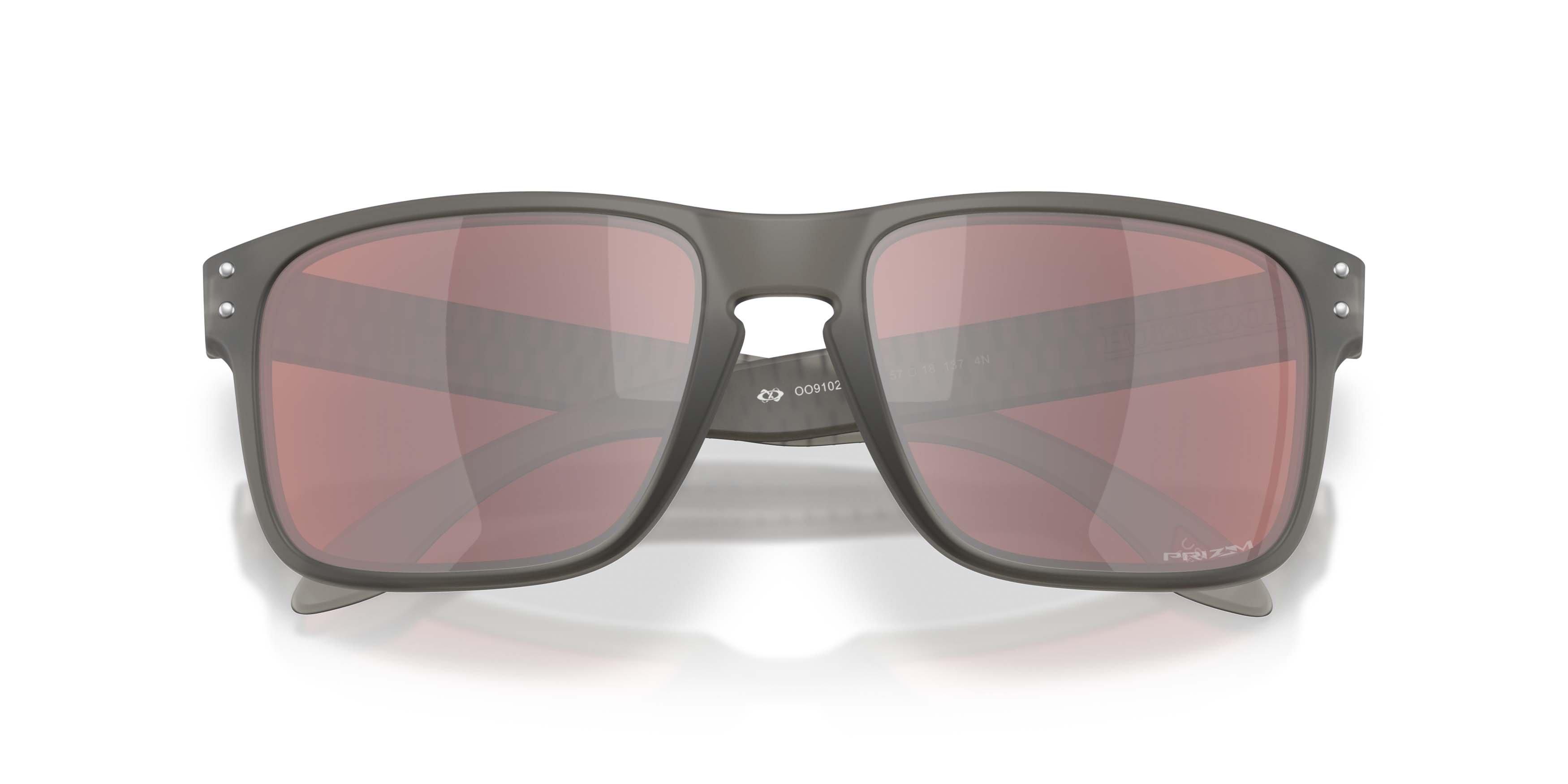 Oakley Holbrook Prizm Snow Black Iridium Sunglasses - Matte Grey Smoke - SMOKE