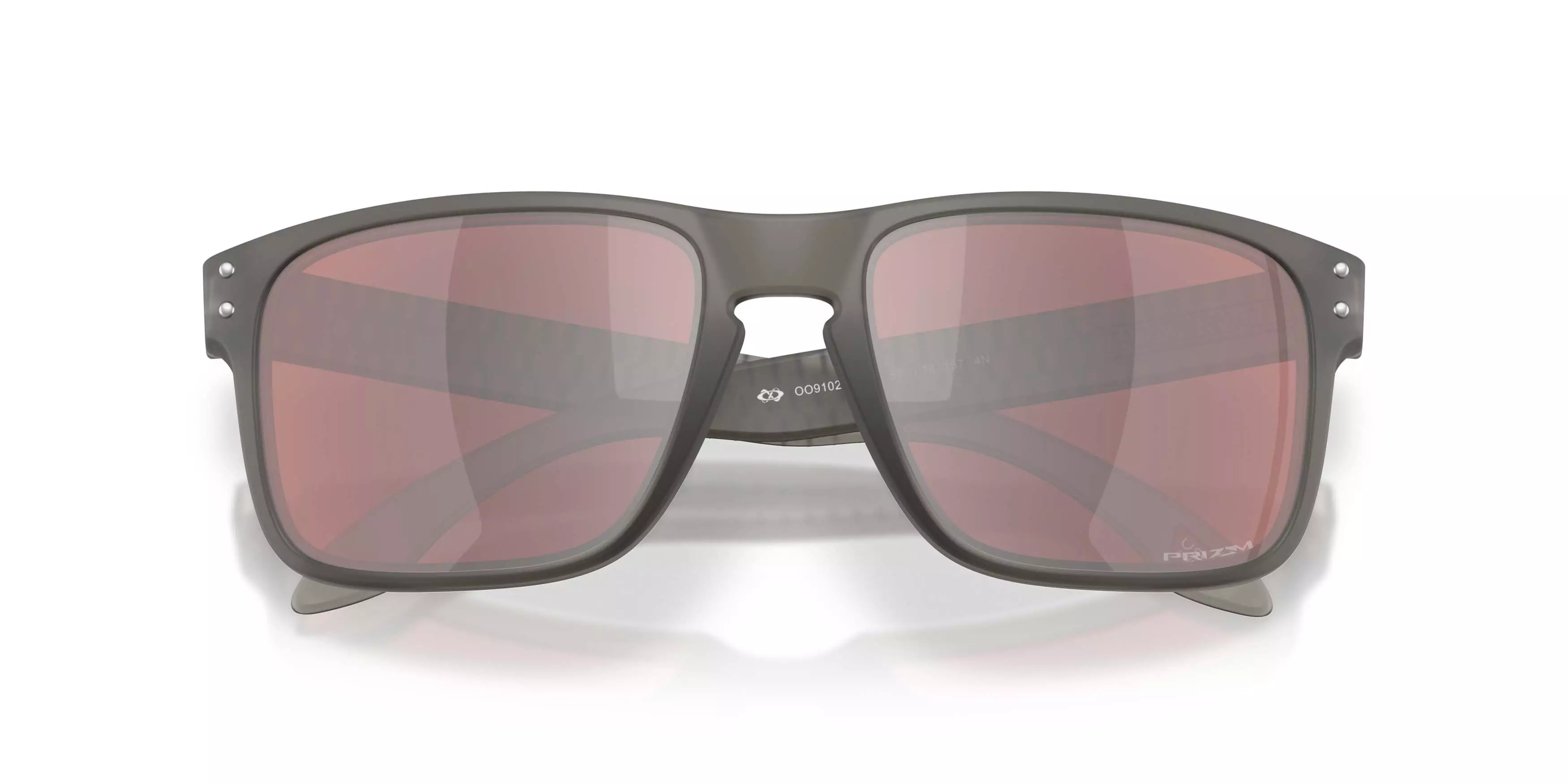 Oakley Holbrook Prizm Snow Black Iridium Sunglasses - Matte Grey Smoke - SMOKE