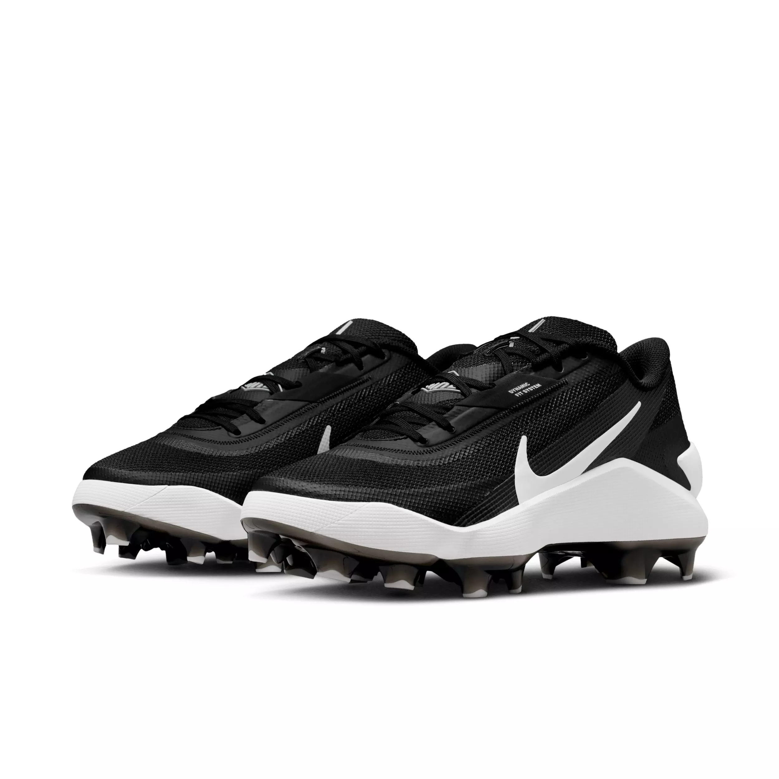 Nike Diamond Showcase MCS "Black/White" Men's Baseball Cleat - BLACK/WHITE