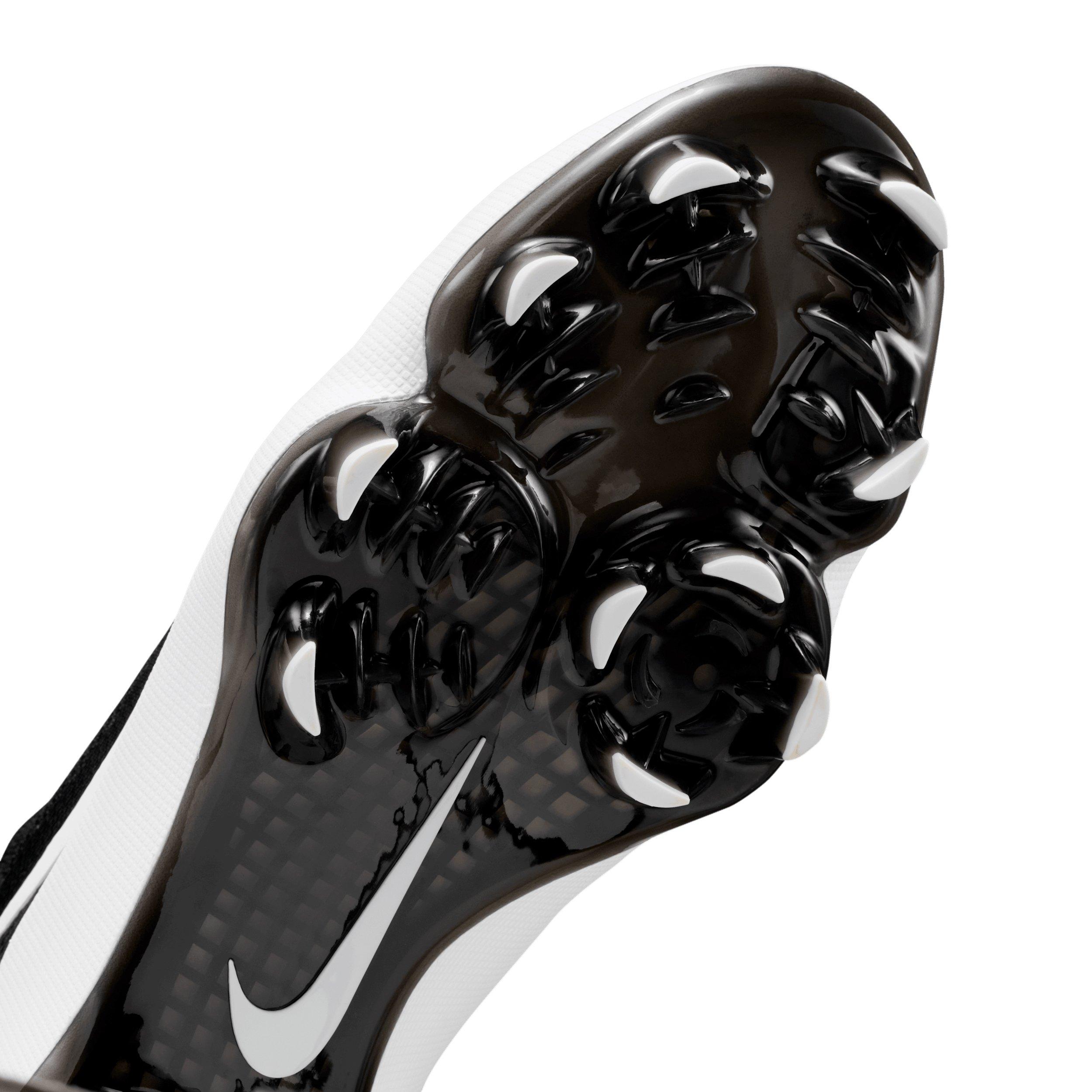 Nike Diamond Showcase MCS "Black/White" Men's Baseball Cleat - BLACK/WHITE Thumbnail View 7