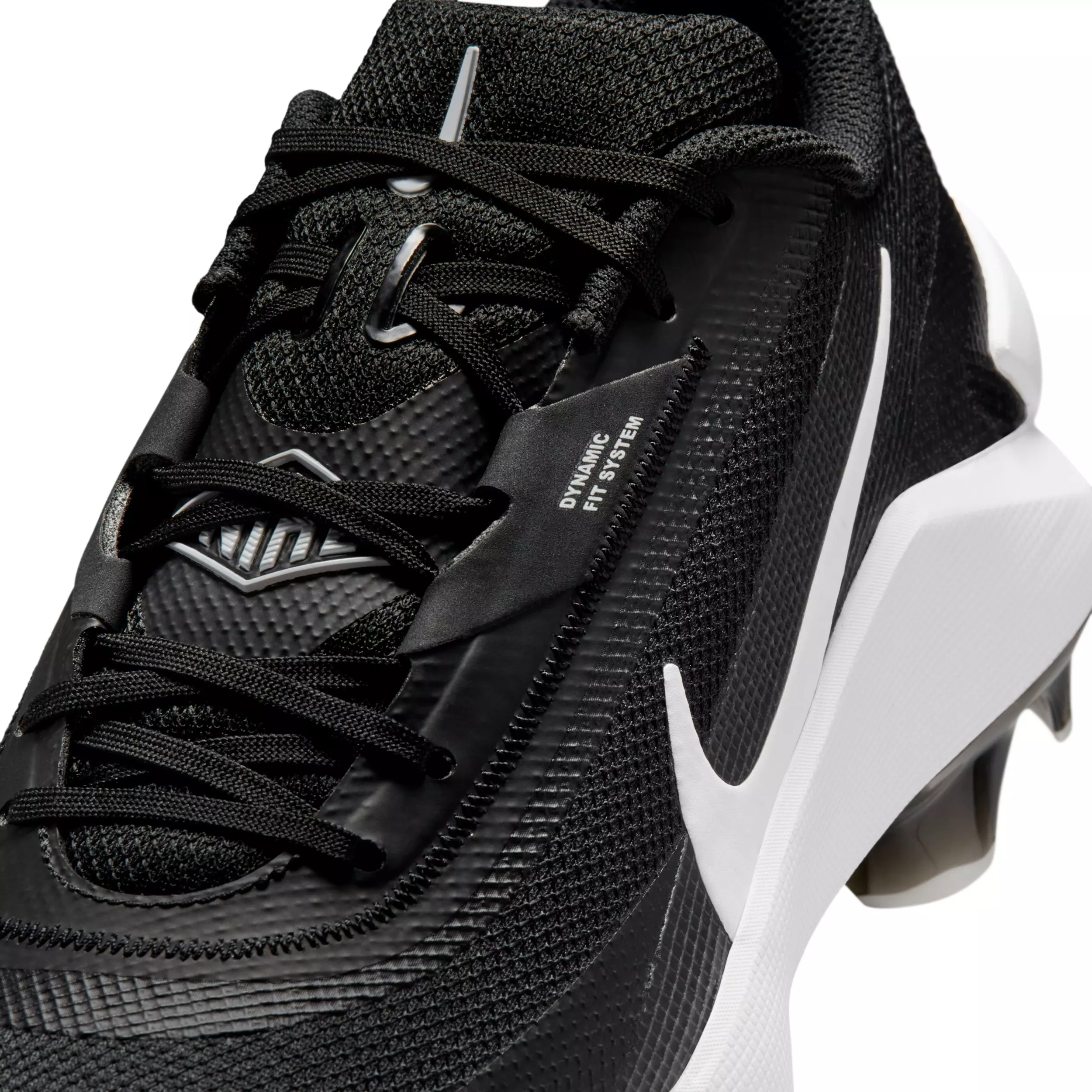 Nike Diamond Showcase MCS "Black/White" Men's Baseball Cleat - BLACK/WHITE