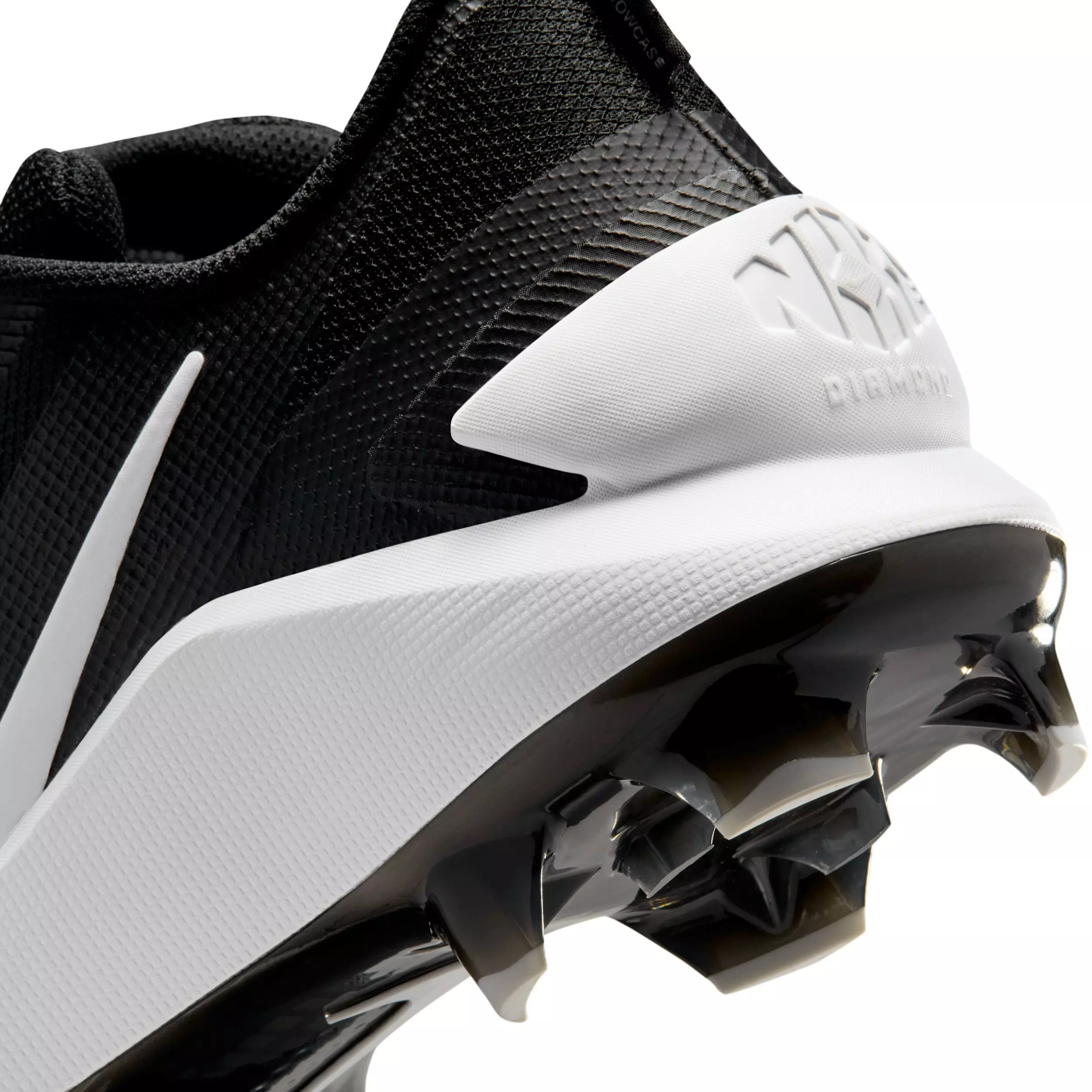 Nike Diamond Showcase MCS "Black/White" Men's Baseball Cleat - BLACK/WHITE