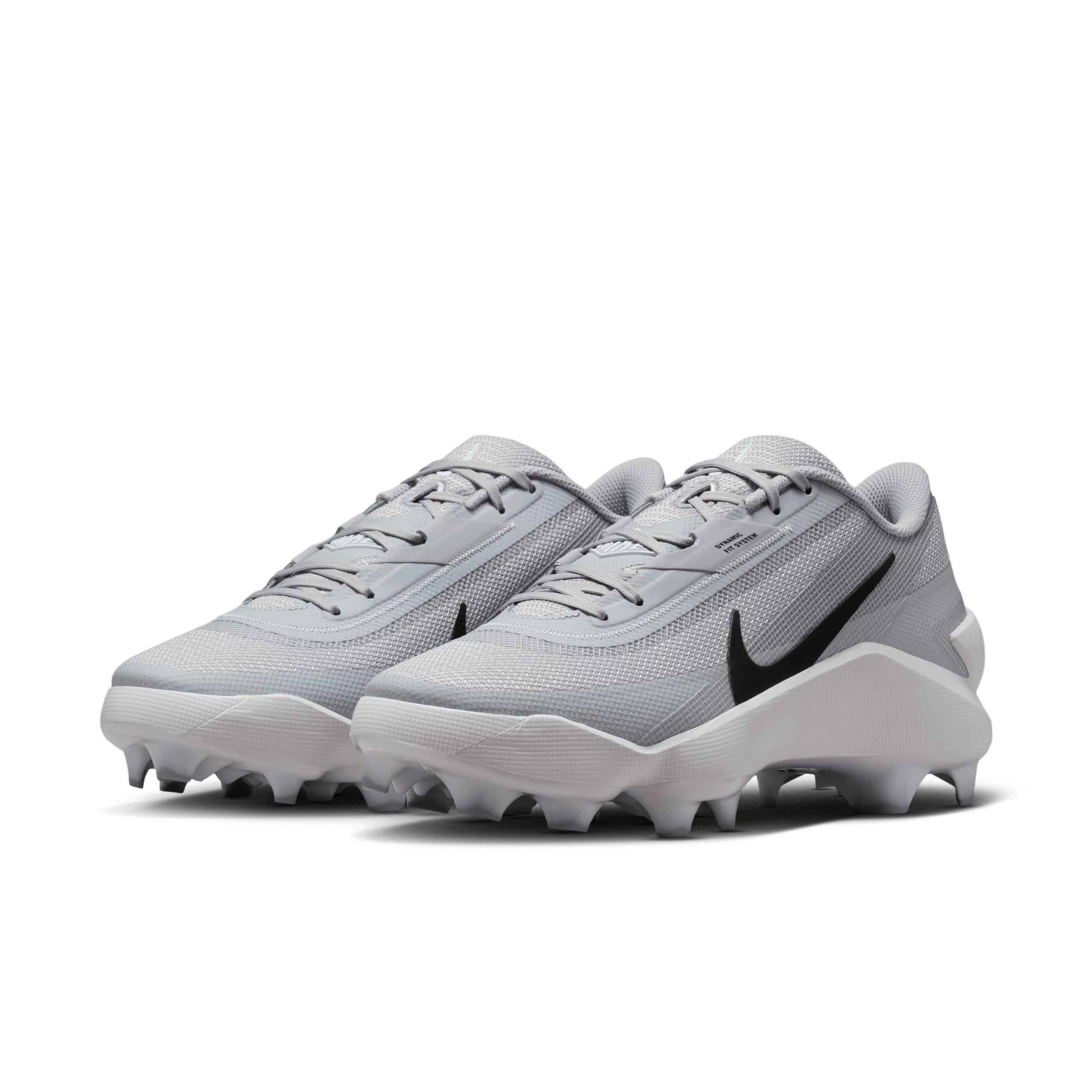 Nike Diamond Showcase MCS "Wolf Grey/White/Black" Men's Baseball Cleat - GREY/WHITE/BLACK Thumbnail View 3