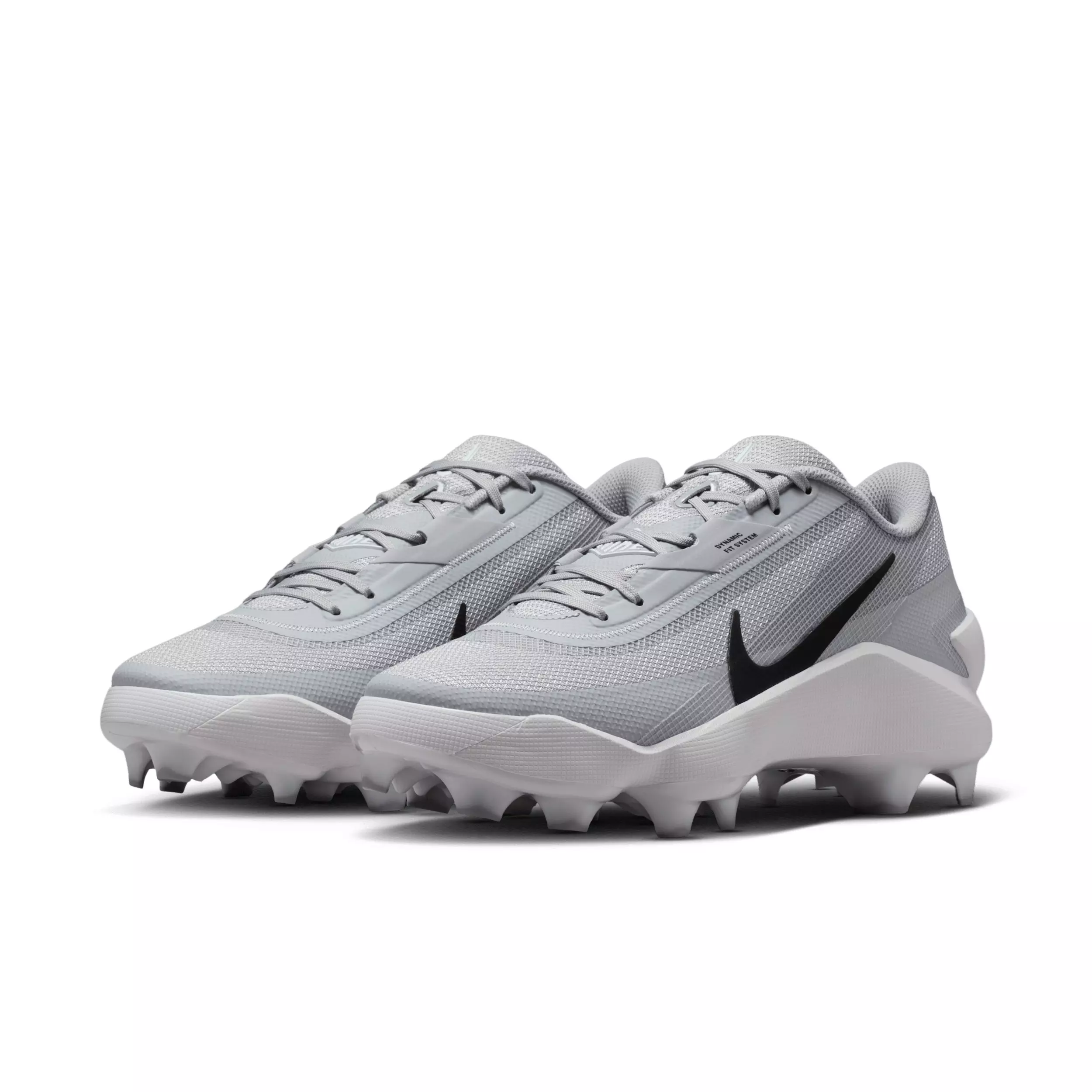 Nike Diamond Showcase MCS "Wolf Grey/White/Black" Men's Baseball Cleat - GREY/WHITE/BLACK