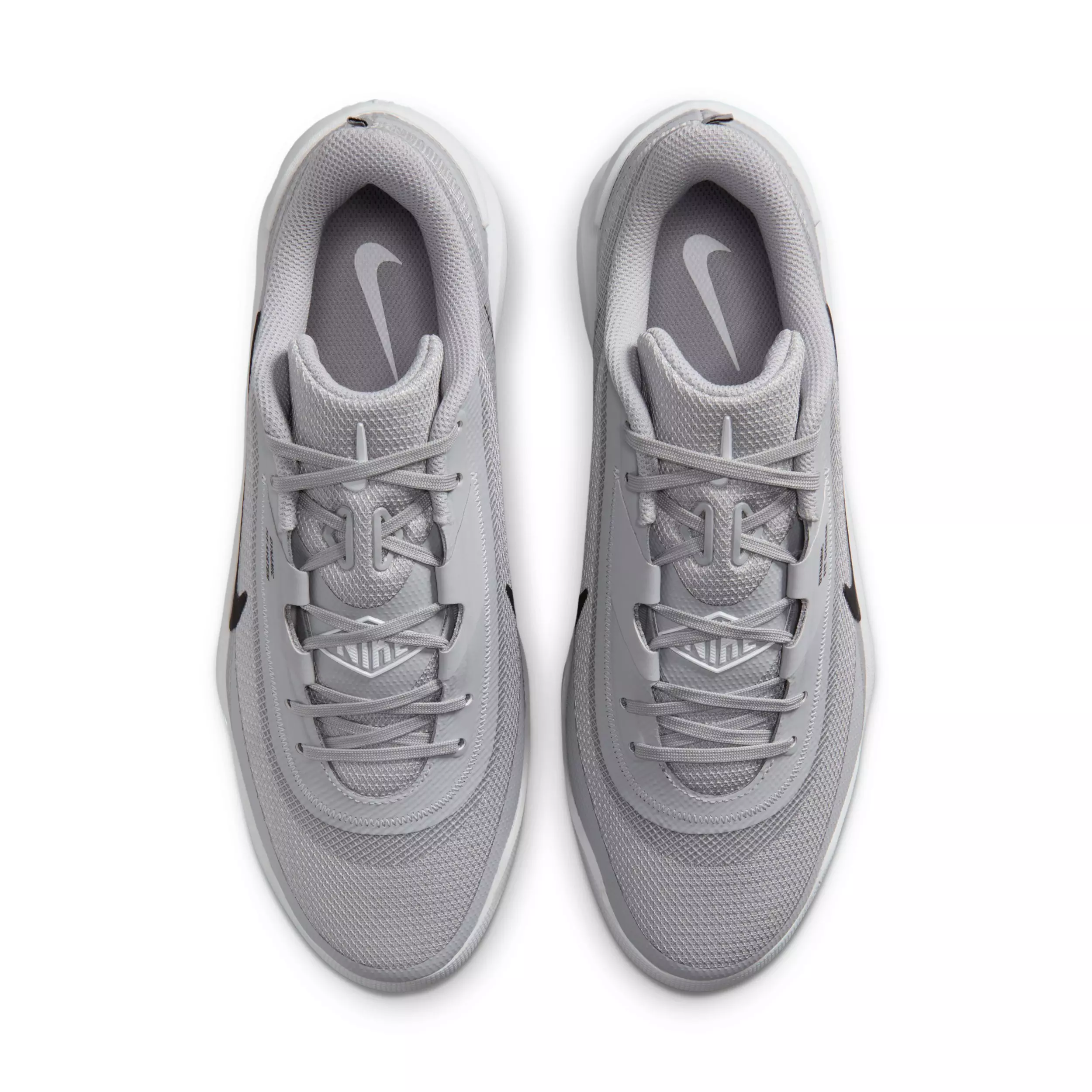 Nike Diamond Showcase MCS "Wolf Grey/White/Black" Men's Baseball Cleat - GREY/WHITE/BLACK