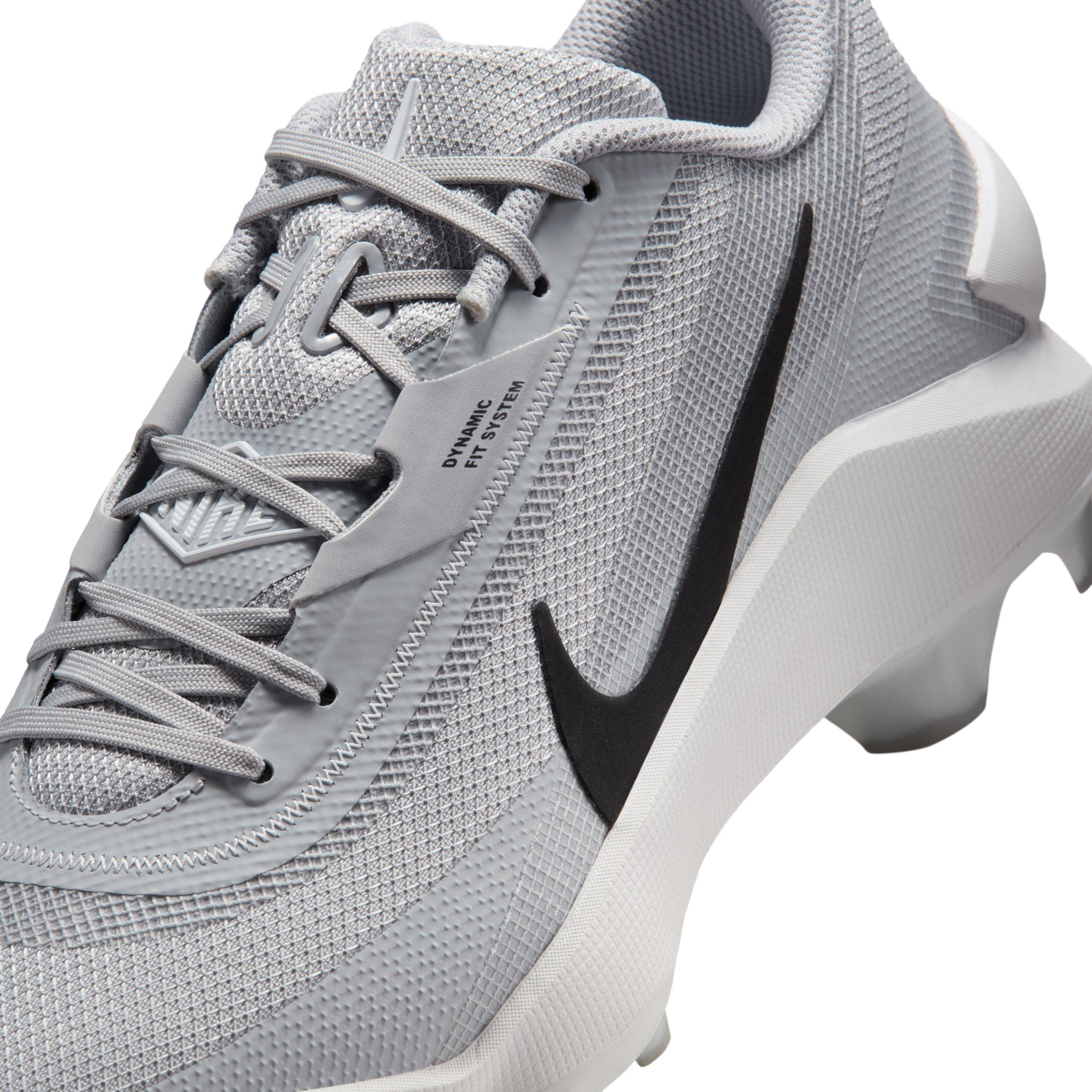 Nike Diamond Showcase MCS "Wolf Grey/White/Black" Men's Baseball Cleat - GREY/WHITE/BLACK Thumbnail View 8