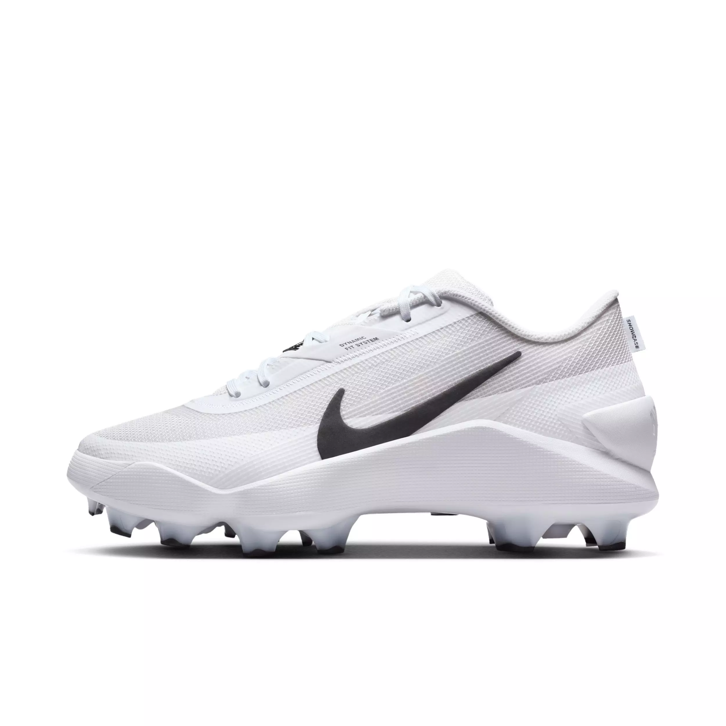 Nike Diamond Showcase MCS "White/Black" Men's Baseball Cleat - WHITE/BLACK
