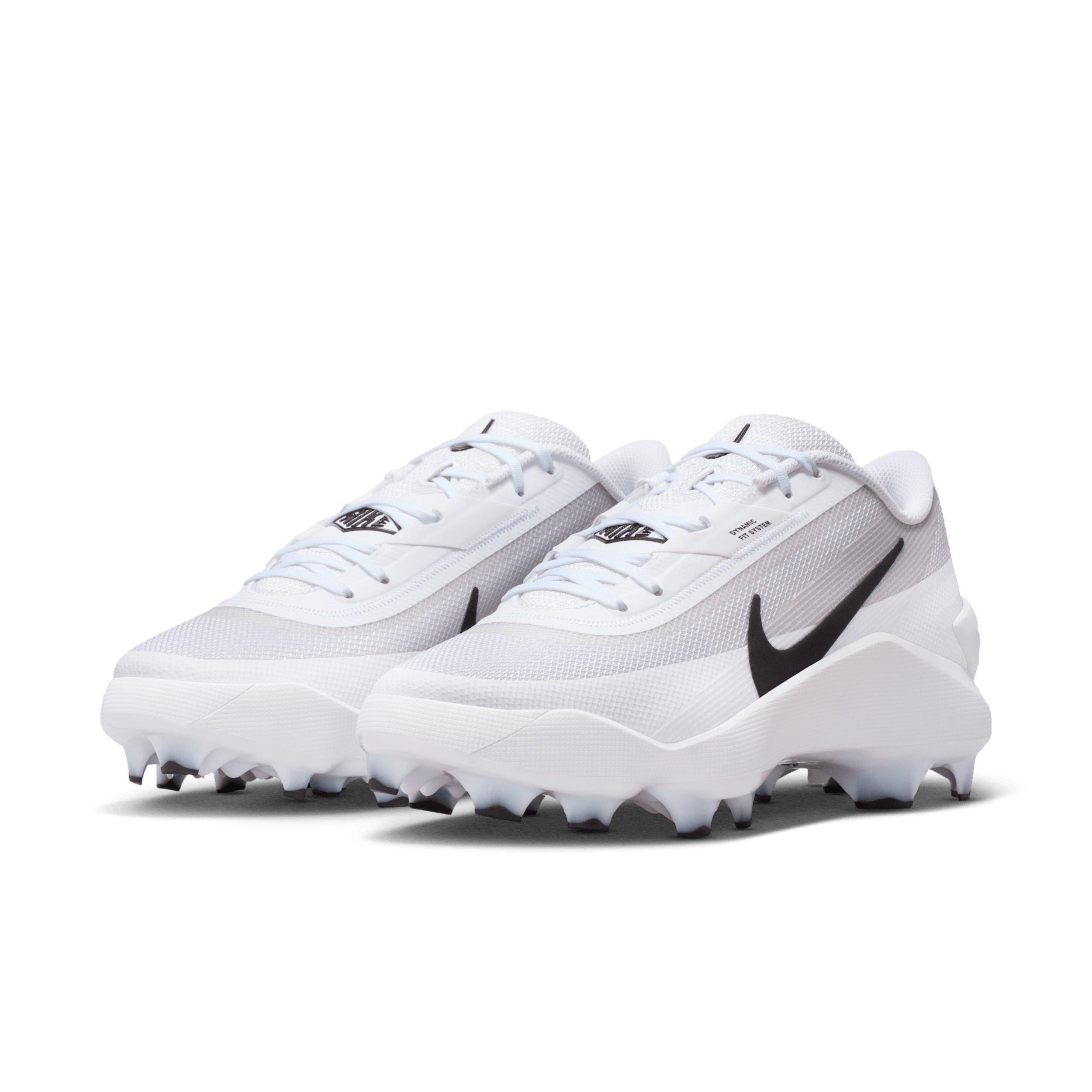 Nike Diamond Showcase MCS "White/Black" Men's Baseball Cleat - WHITE/BLACK Thumbnail View 3