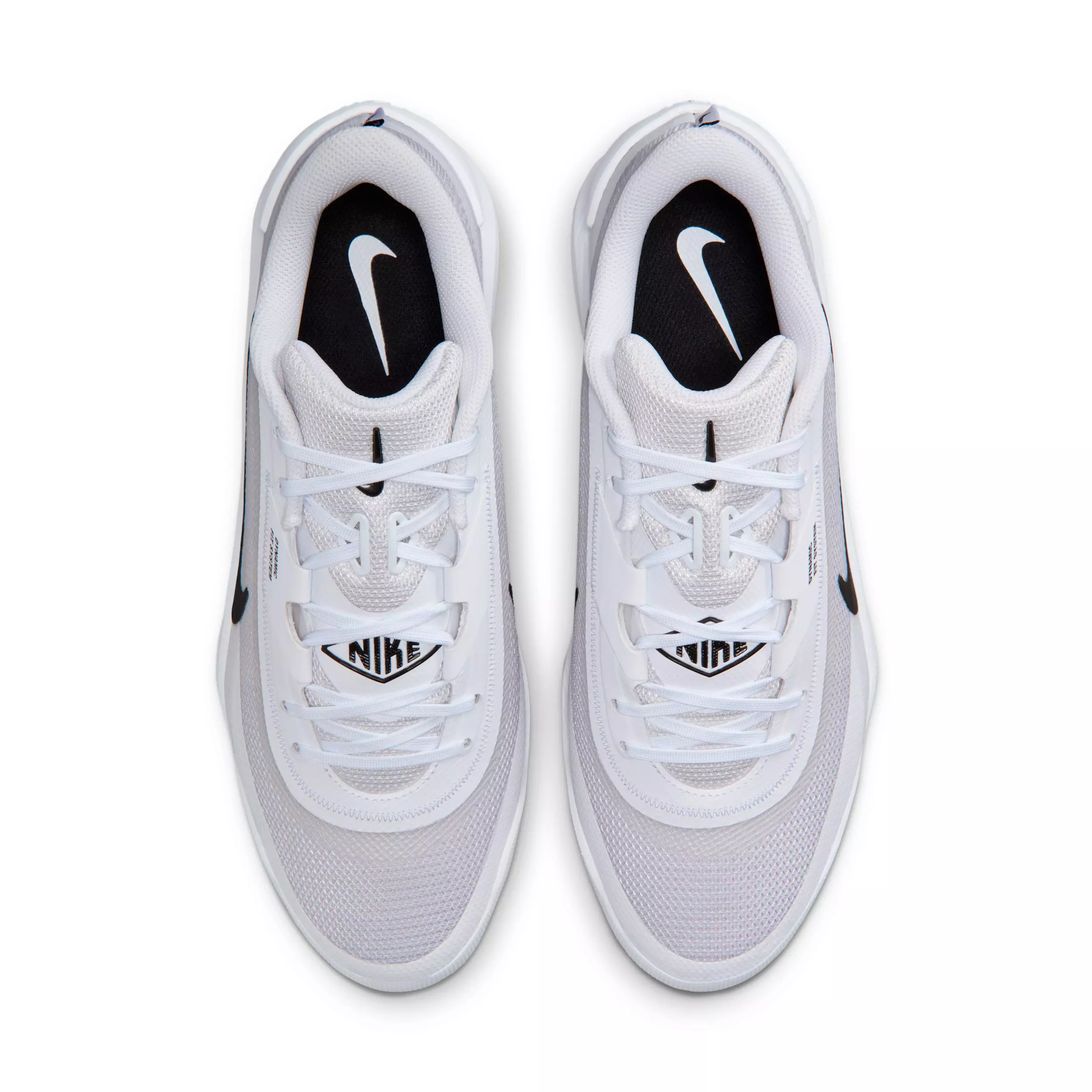 Nike Diamond Showcase MCS "White/Black" Men's Baseball Cleat - WHITE/BLACK