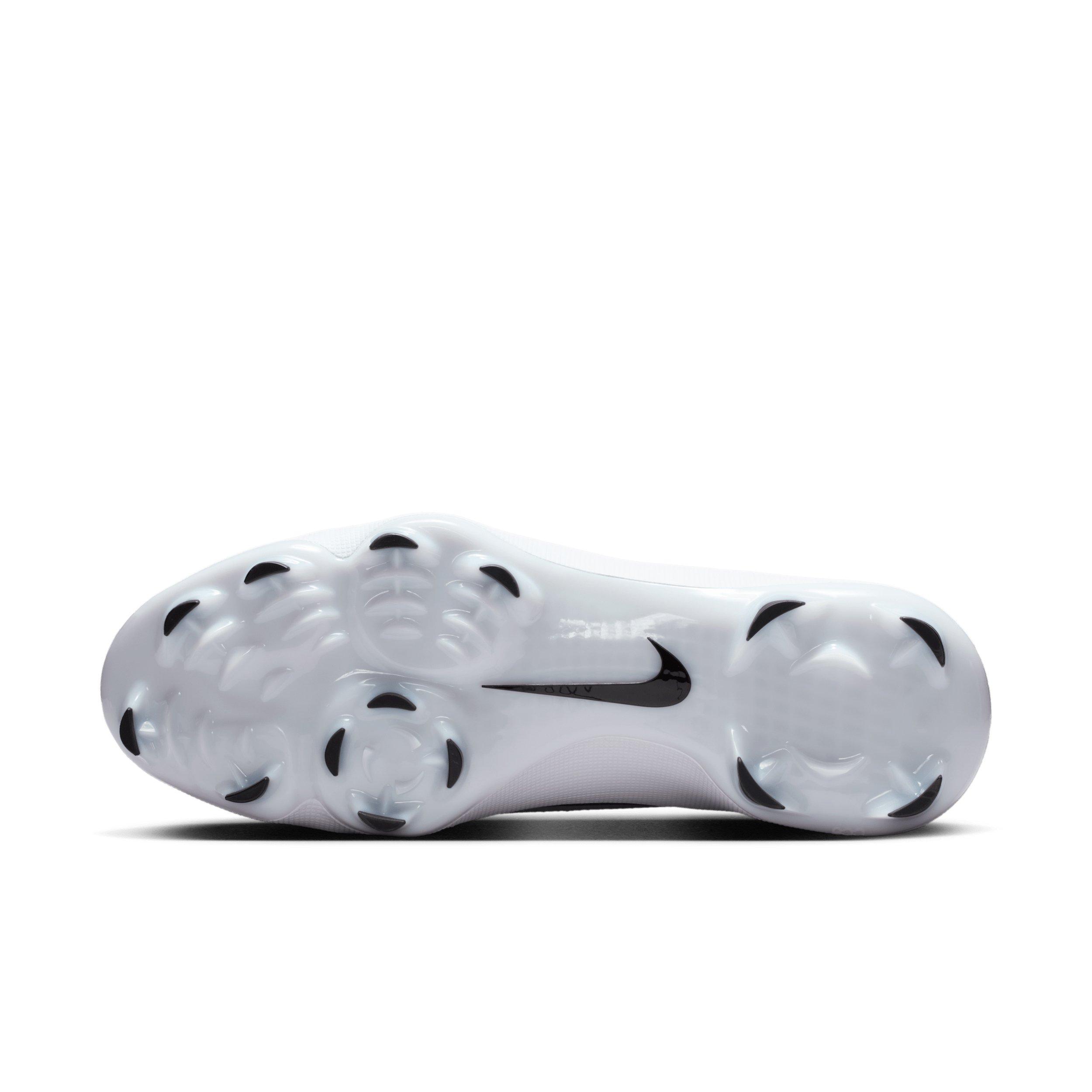 Nike Diamond Showcase MCS "White/Black" Men's Baseball Cleat - WHITE/BLACK Thumbnail View 6