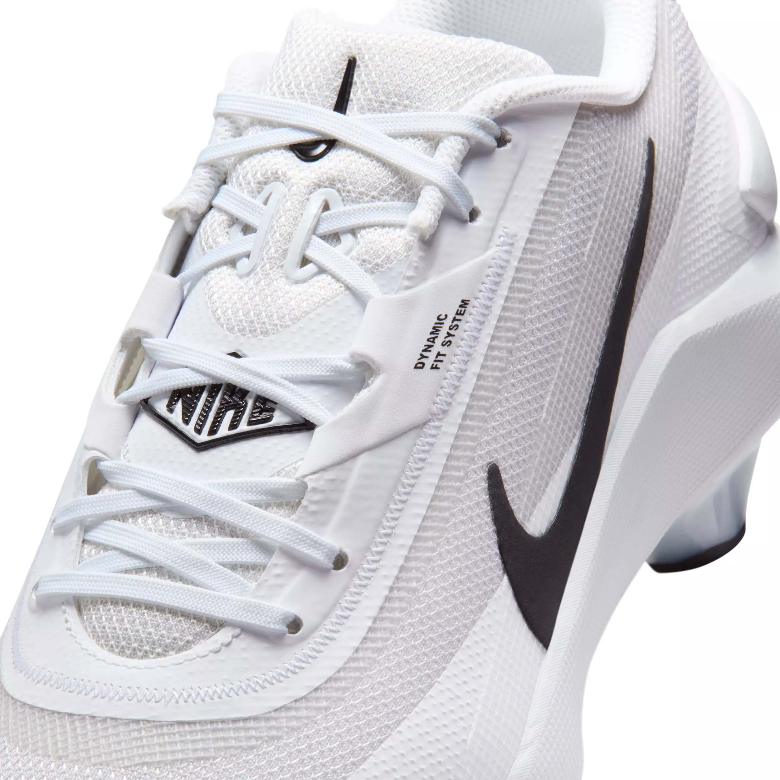 Nike Diamond Showcase MCS "White/Black" Men's Baseball Cleat - WHITE/BLACK