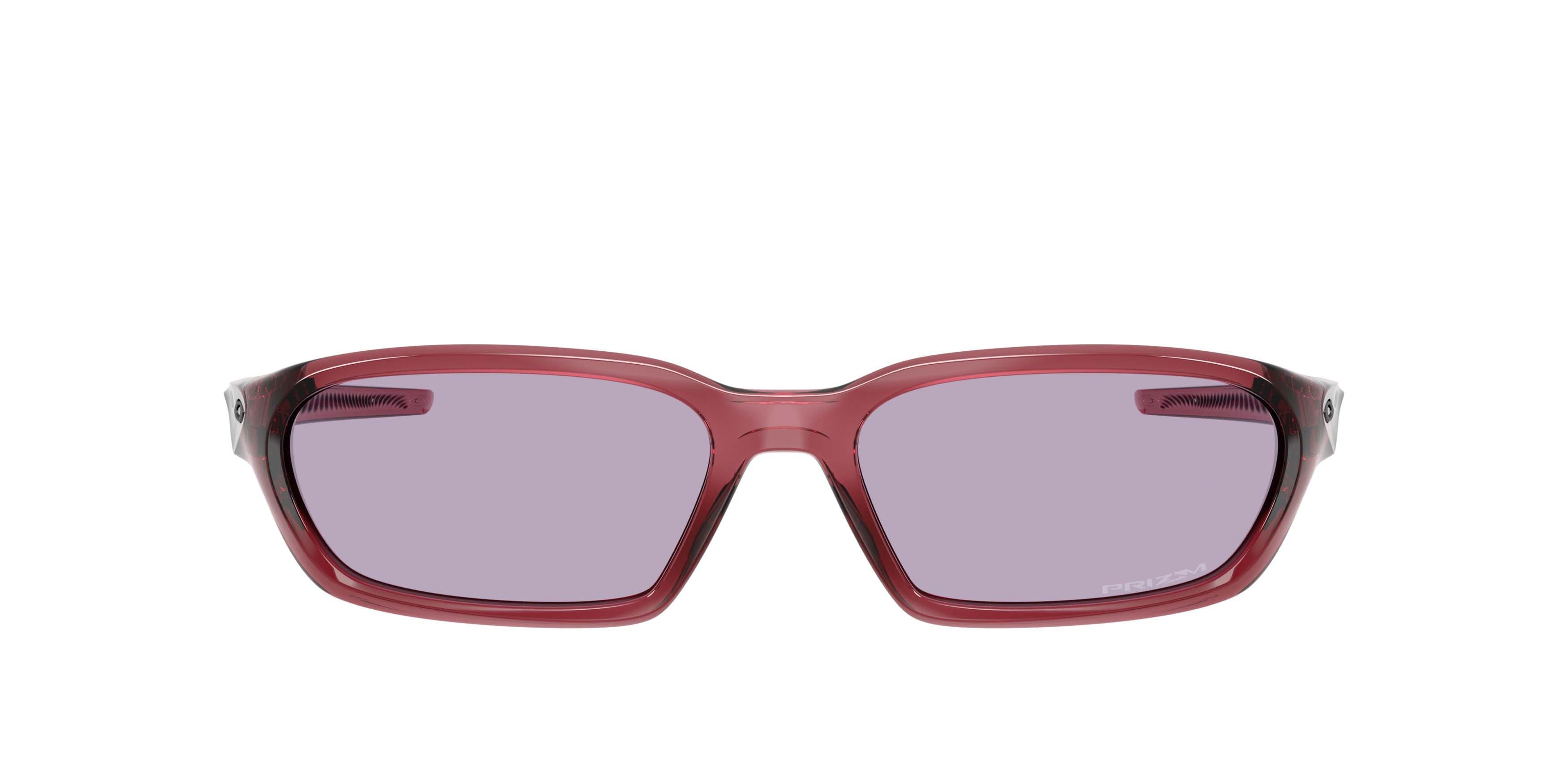Oakley Terraforma Prizm Slate Sunglasses - Transparent Iron Red - RED/GREY