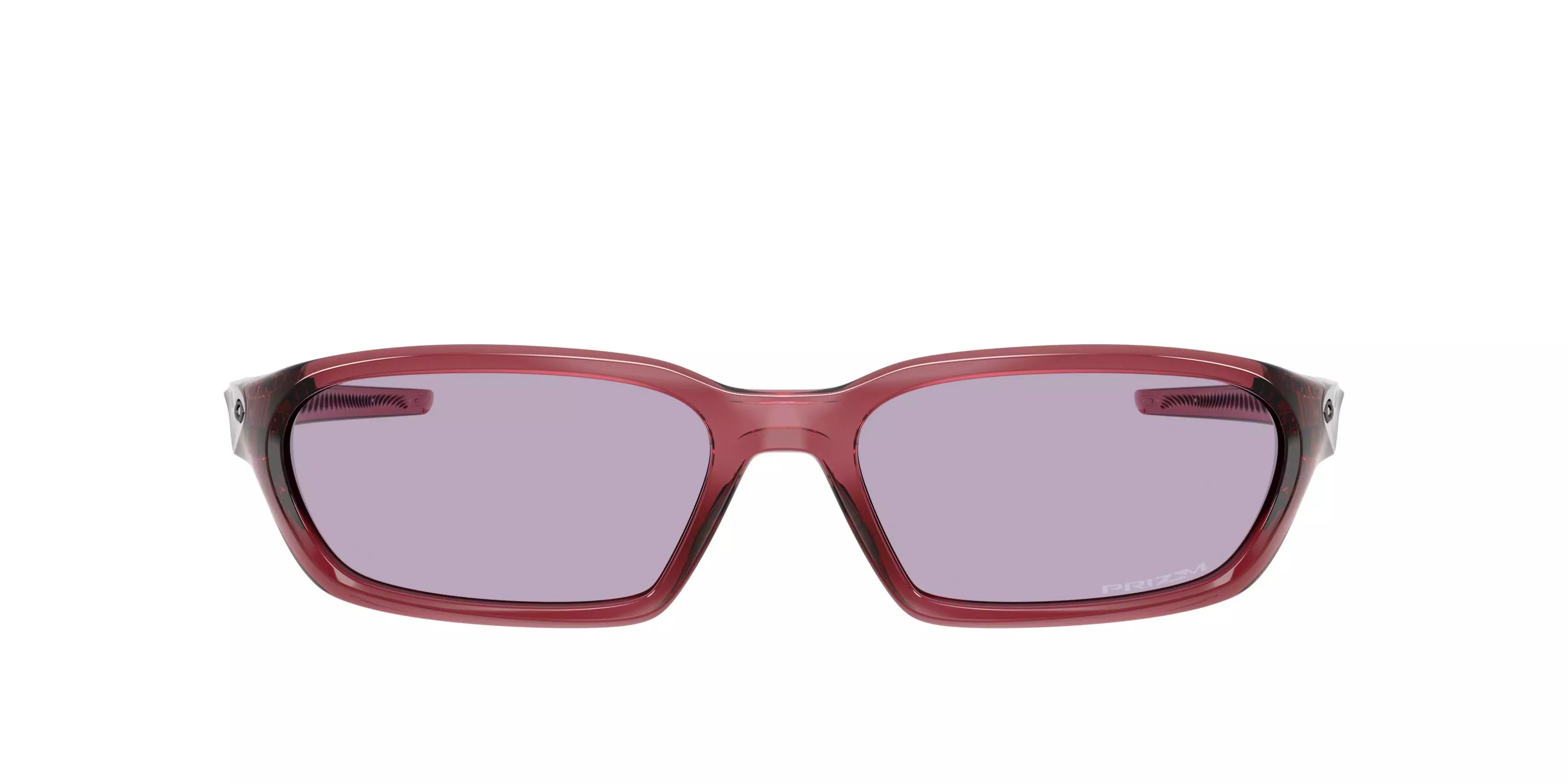 Oakley Terraforma Prizm Slate Sunglasses - Transparent Iron Red - RED/GREY