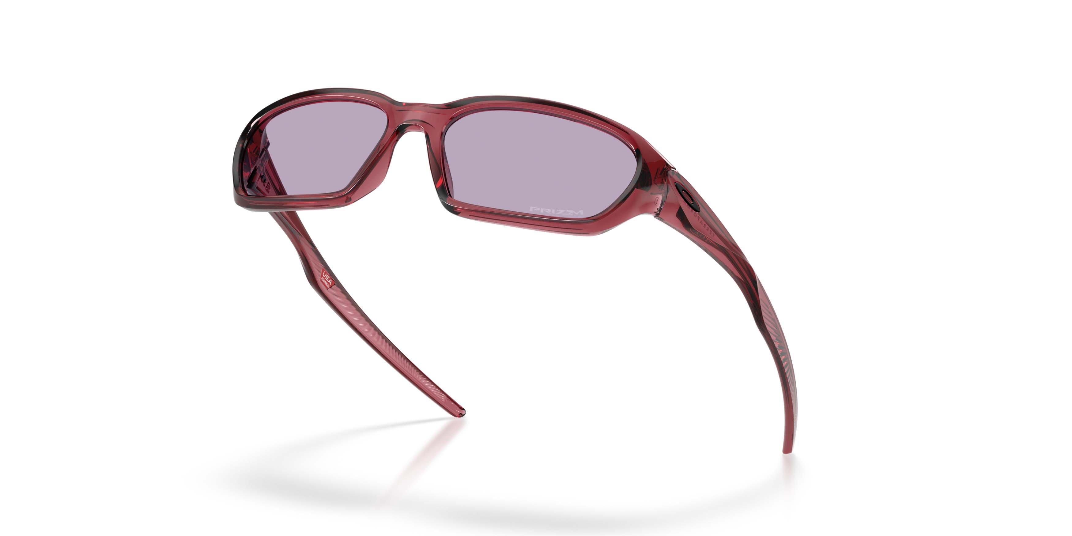 Oakley Terraforma Prizm Slate Sunglasses - Transparent Iron Red - RED/GREY