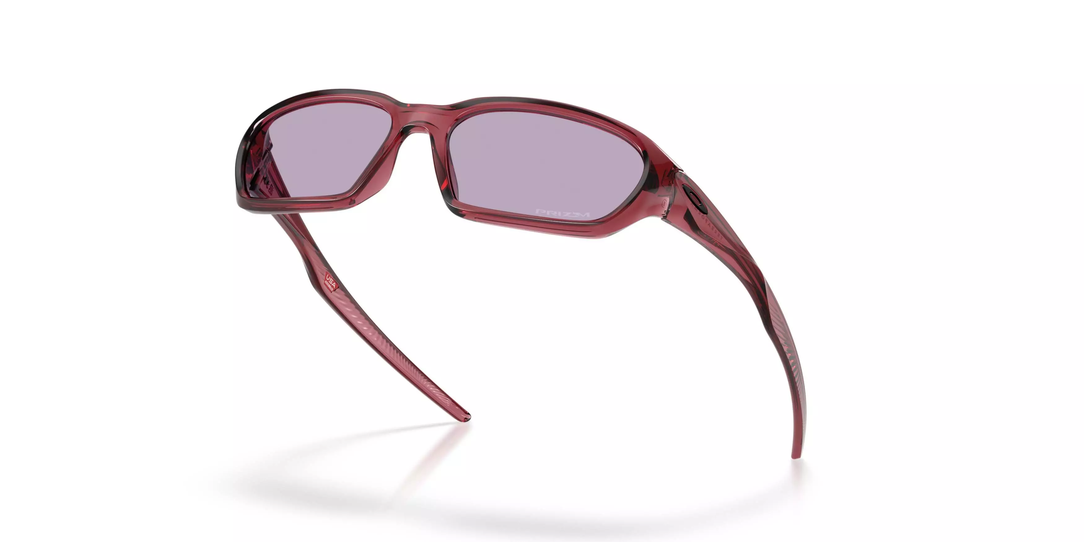 Oakley Terraforma Prizm Slate Sunglasses - Transparent Iron Red - RED/GREY