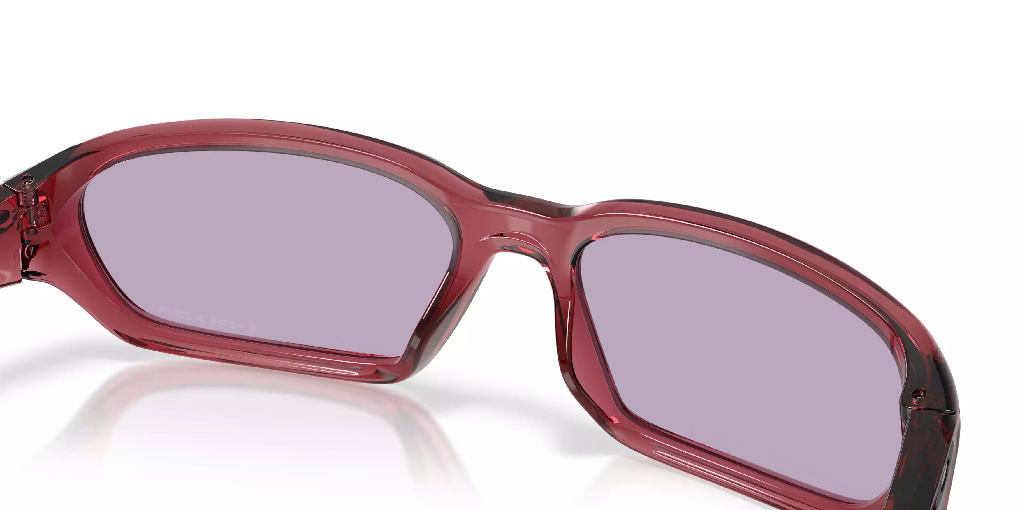 Oakley Terraforma Prizm Slate Sunglasses - Transparent Iron Red - RED/GREY