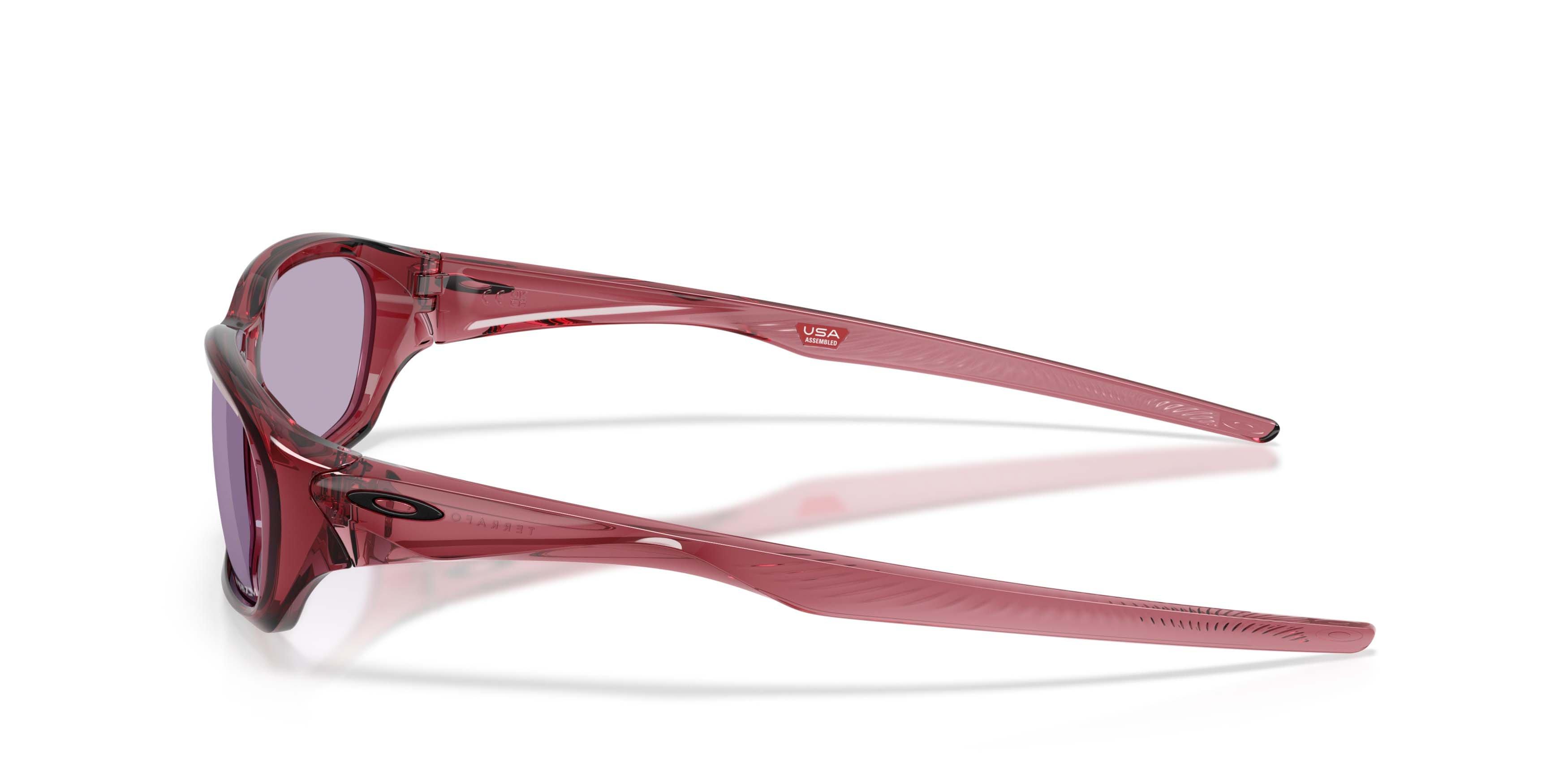 Oakley Terraforma Prizm Slate Sunglasses - Transparent Iron Red - RED/GREY