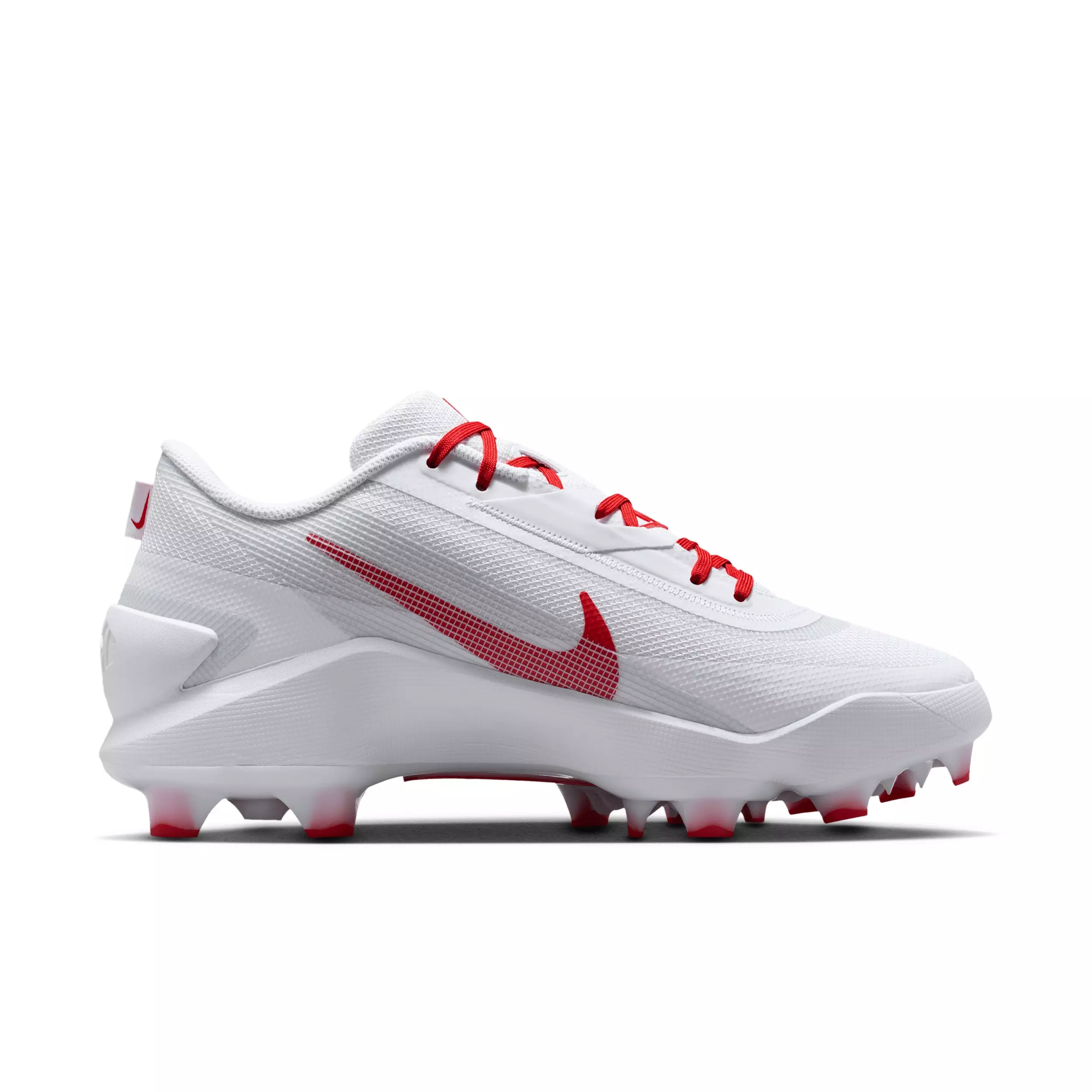 Nike Diamond Showcase MCS "White/University Red" Men's Baseball Cleat - WHITE/RED