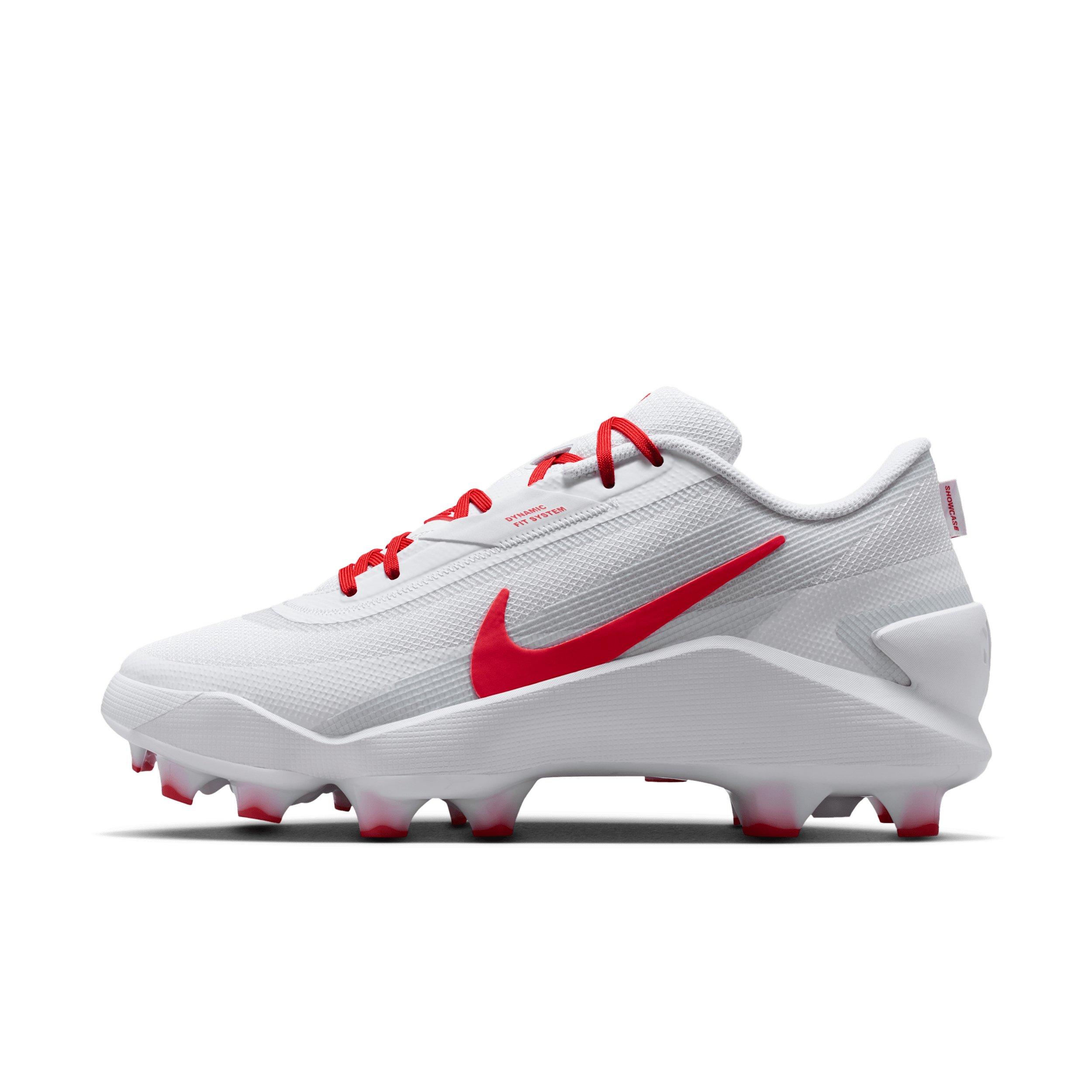 Nike Diamond Showcase MCS "White/University Red" Men's Baseball Cleat - WHITE/RED Thumbnail View 2