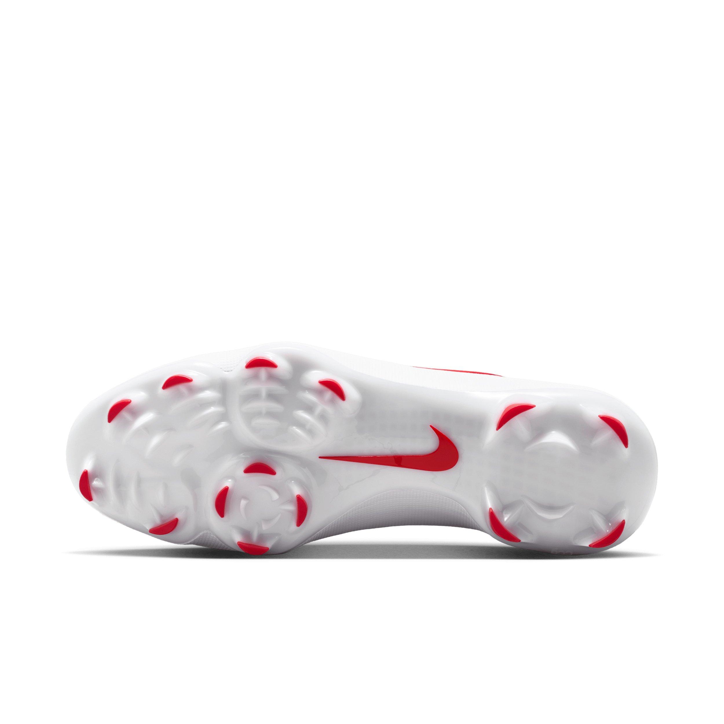 Nike Diamond Showcase MCS "White/University Red" Men's Baseball Cleat - WHITE/RED Thumbnail View 6