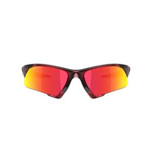 Oakley Suture Jacket Prizm Ruby Sunglasses - Transparent Iron Red - RED/GREY