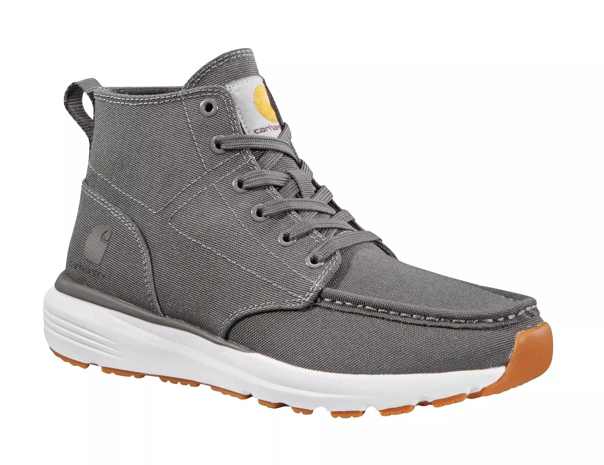 Carhartt Haslett Moc Toe Canvas Chukka Soft Toe "Grey" Women's Shoe - GREY